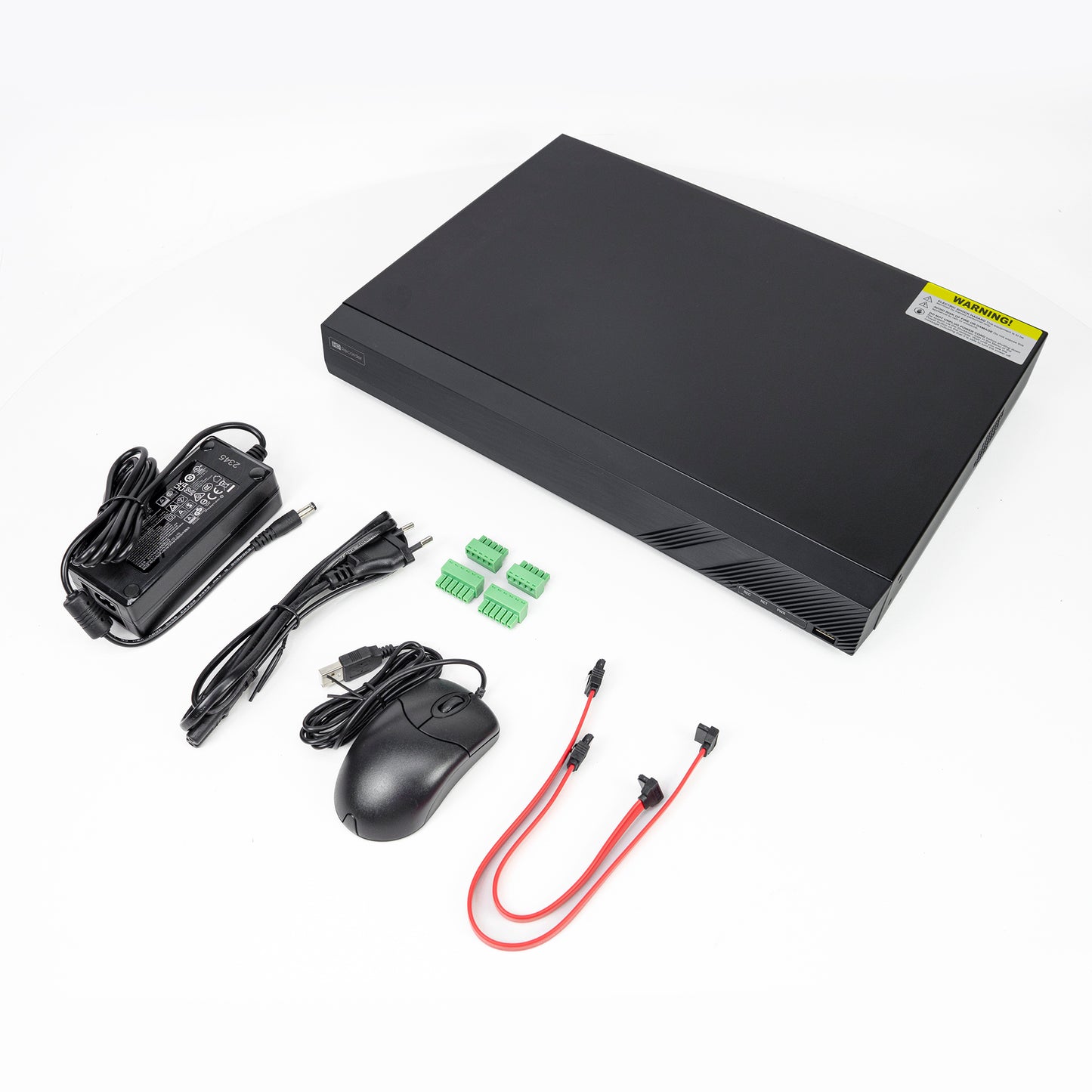 NVR PNI House 3332H2 cu IP 32CH 12MP, iesire 4K, functii AI, ONVIF, 2 x SATA 10TB, 2 x LAN Gigabit