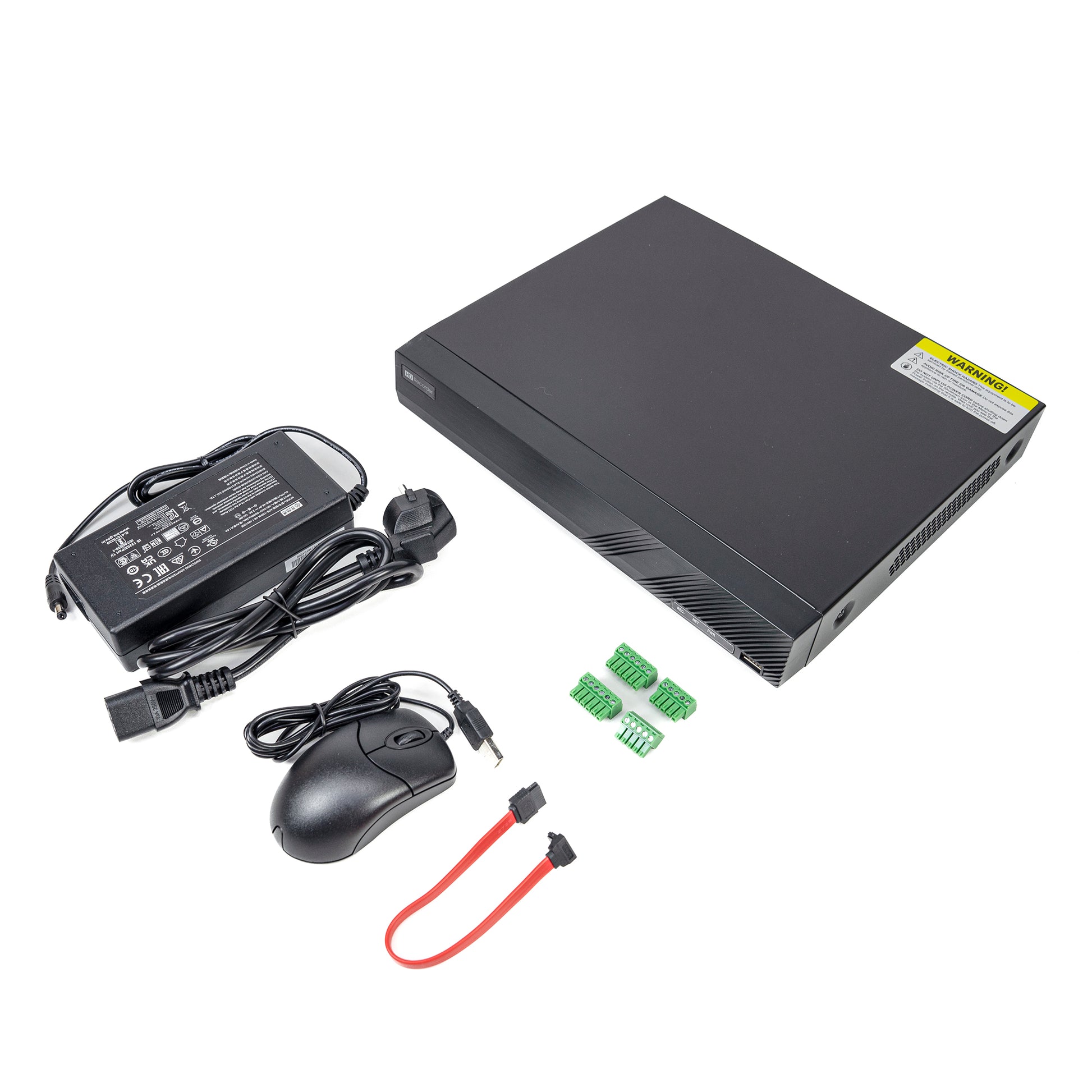 NVR PNI House 3308H1-8P cu IP 8CH POE 16MP, iesire 4K, functii AI, ONVIF, 1 x SATA 10TB, 1 x LAN Gigabit