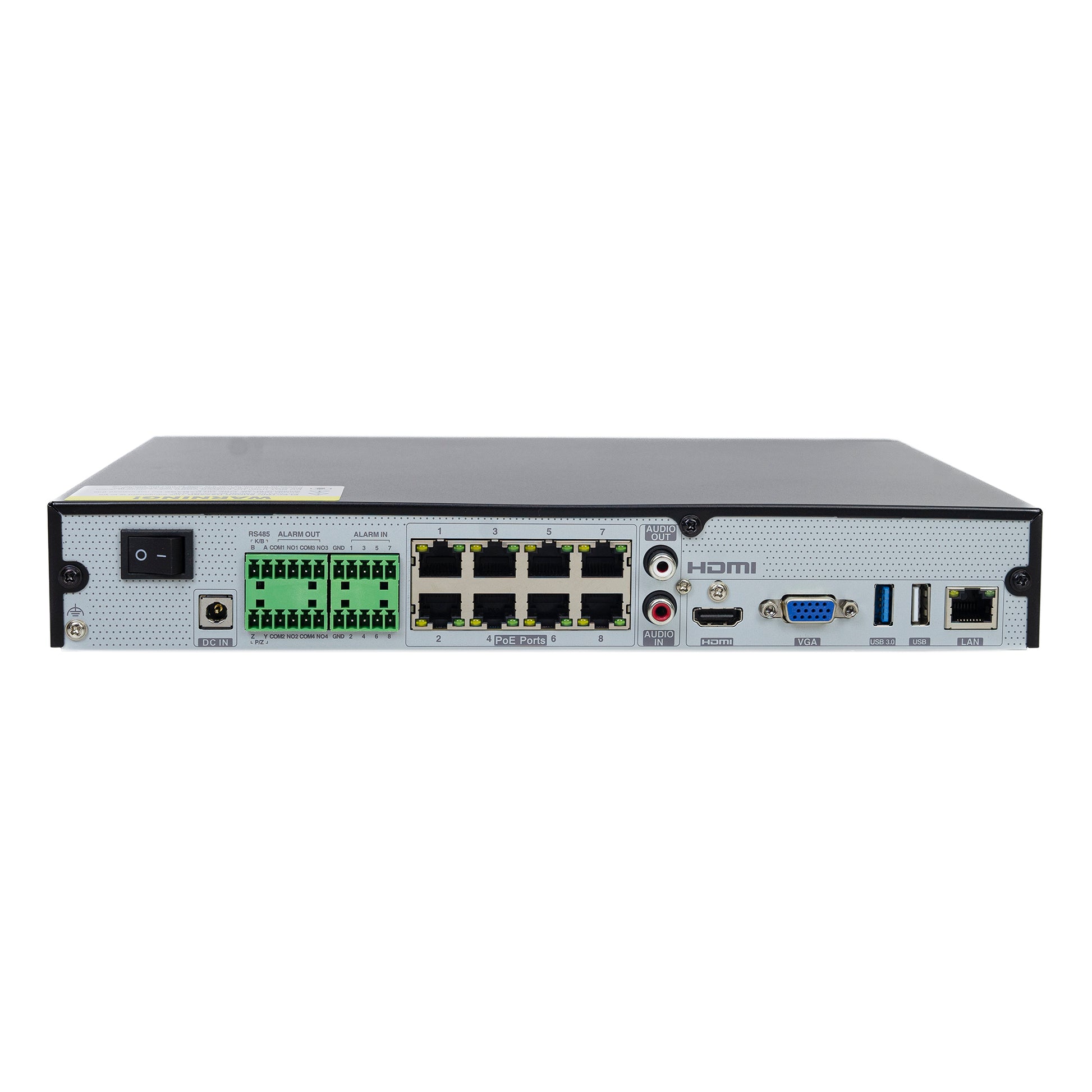 NVR PNI House 3308H1-8P cu IP 8CH POE 16MP, iesire 4K, functii AI, ONVIF, 1 x SATA 10TB, 1 x LAN Gigabit