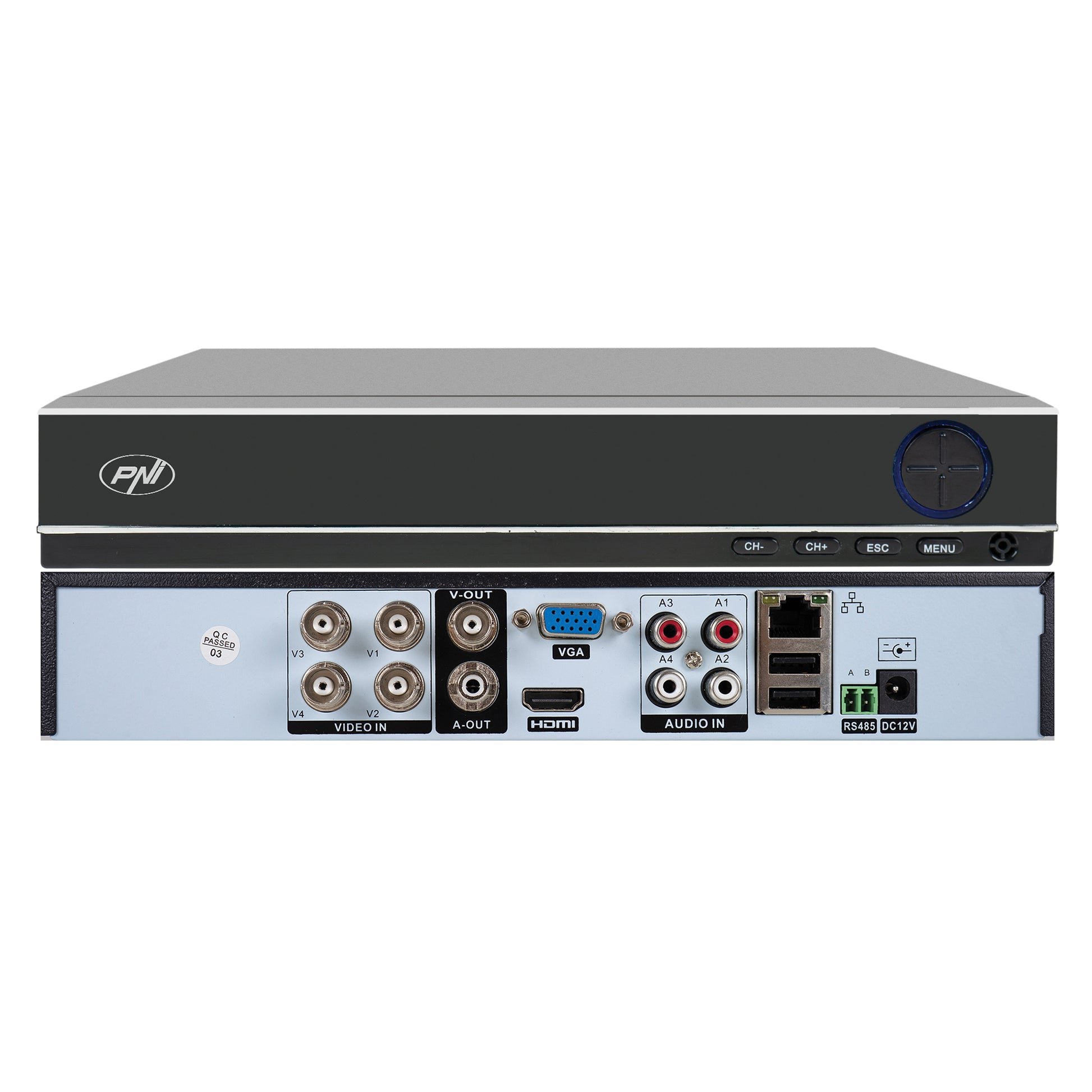 Pachet Kit supraveghere video AHD PNI House PTZ1350 Full HD cu 4 camere exterior 2MP, 1080P si PNI SafeHouse 1TB inclus