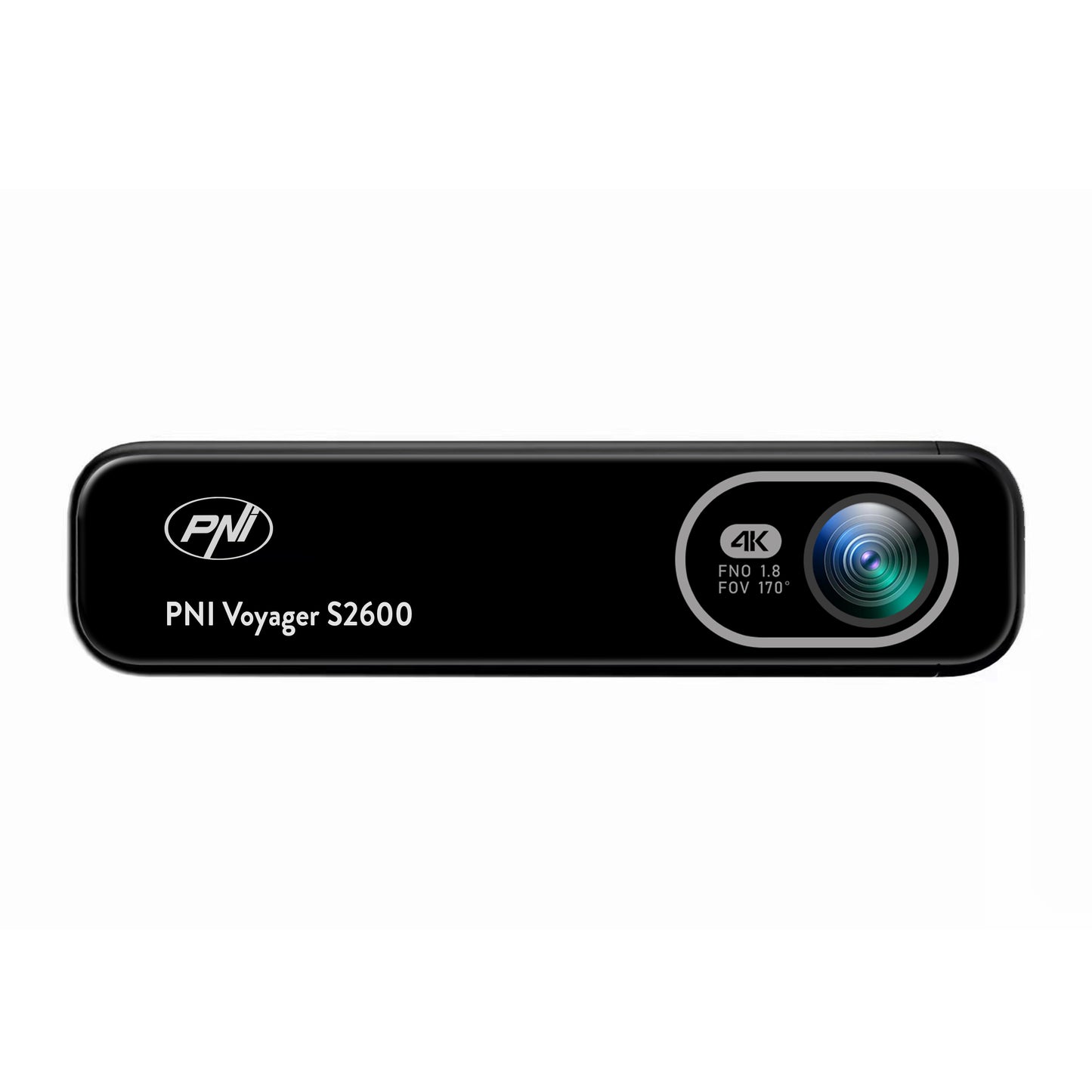 Pachet Camera auto DVR PNI Voyager S2600, WiFi, 4K Ultra HD, GPS si card de memorie microSD 128GB inclus