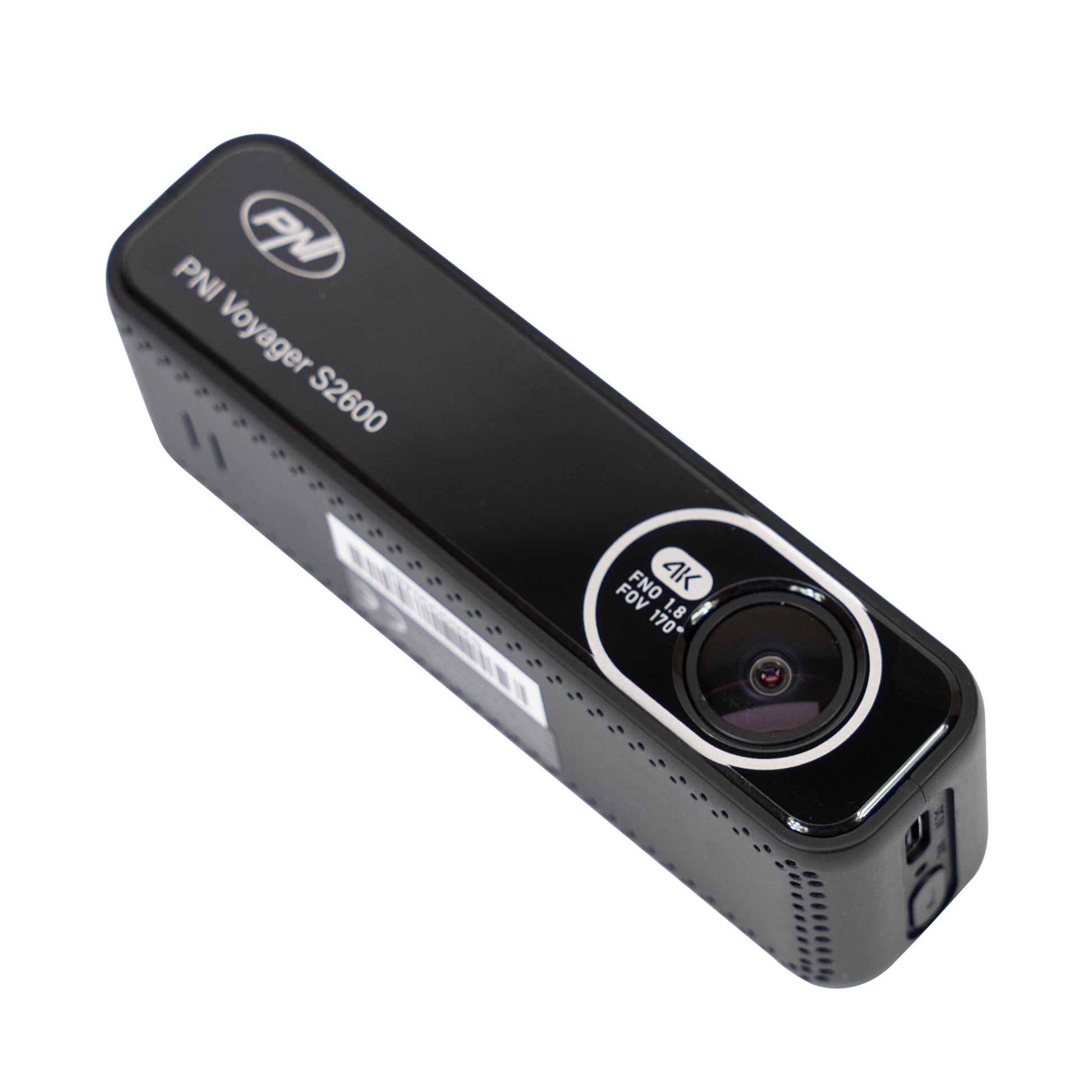 Pachet Camera auto DVR PNI Voyager S2600, WiFi, 4K Ultra HD, GPS si card de memorie microSD 128GB inclus