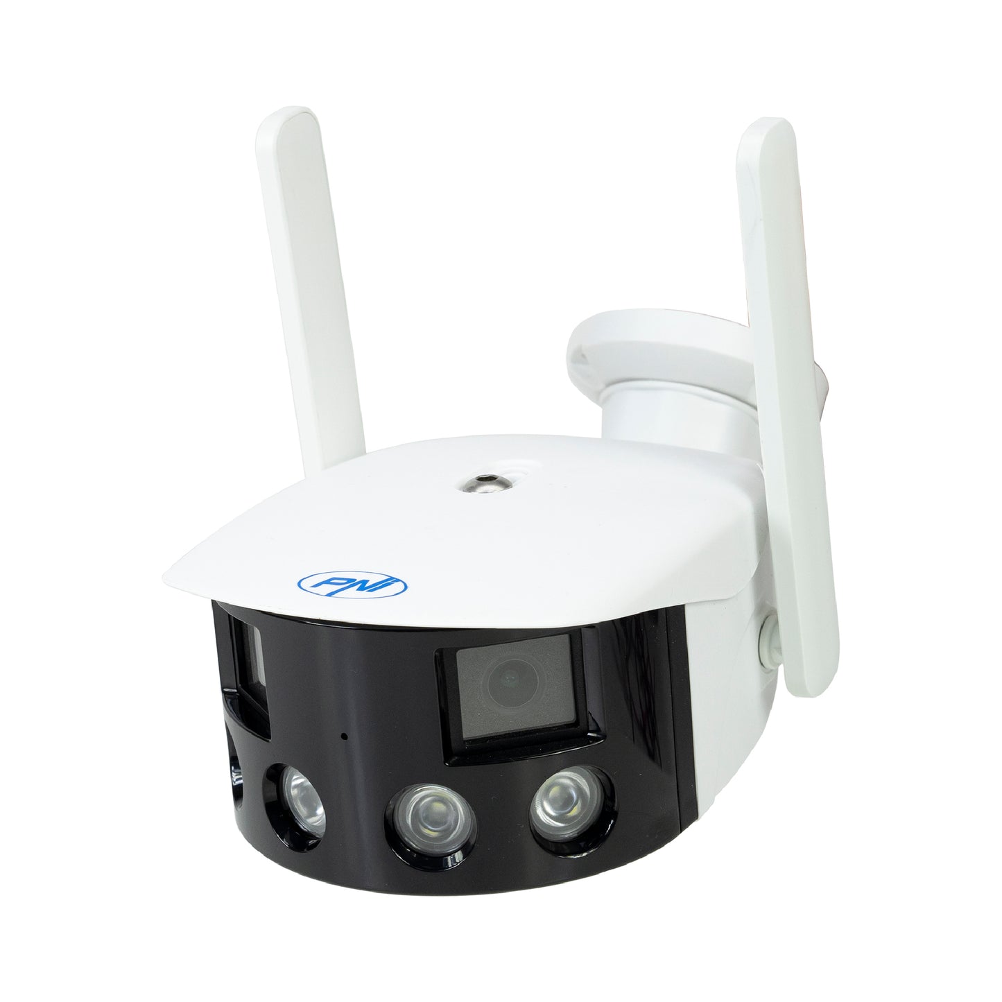 Pachet Camera supraveghere video PNI IP590, wireless, cu IP, Dual lens, 2 x 2MP + Card de memorie MicroSD PNI 128GB cu adaptor SD