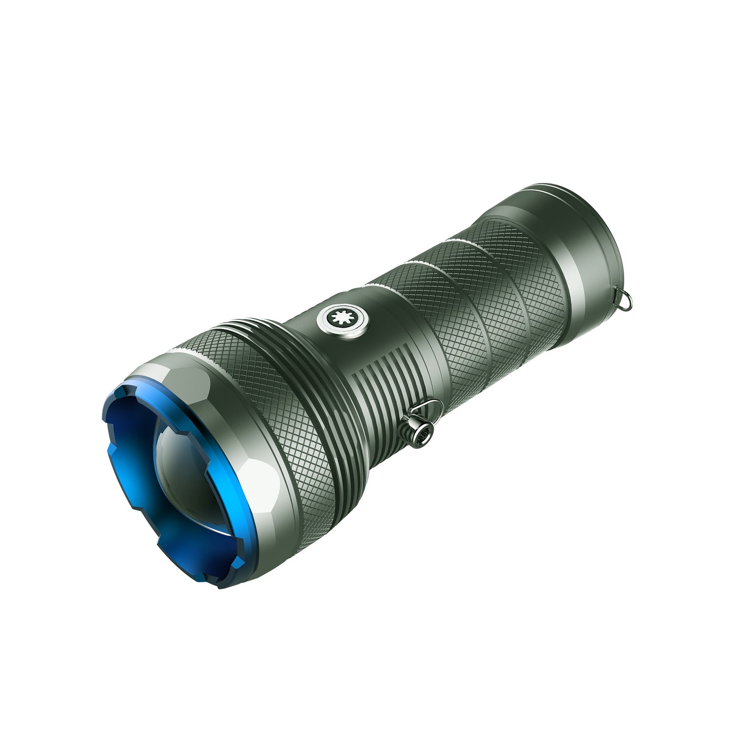 Lanterna PNI Adventure F820 200 W, 3 niveluri iluminare plus Turbo, 20000 lumeni, pana la 350 m, acumulator 2600 mAh, IPX7, functie Power BanK