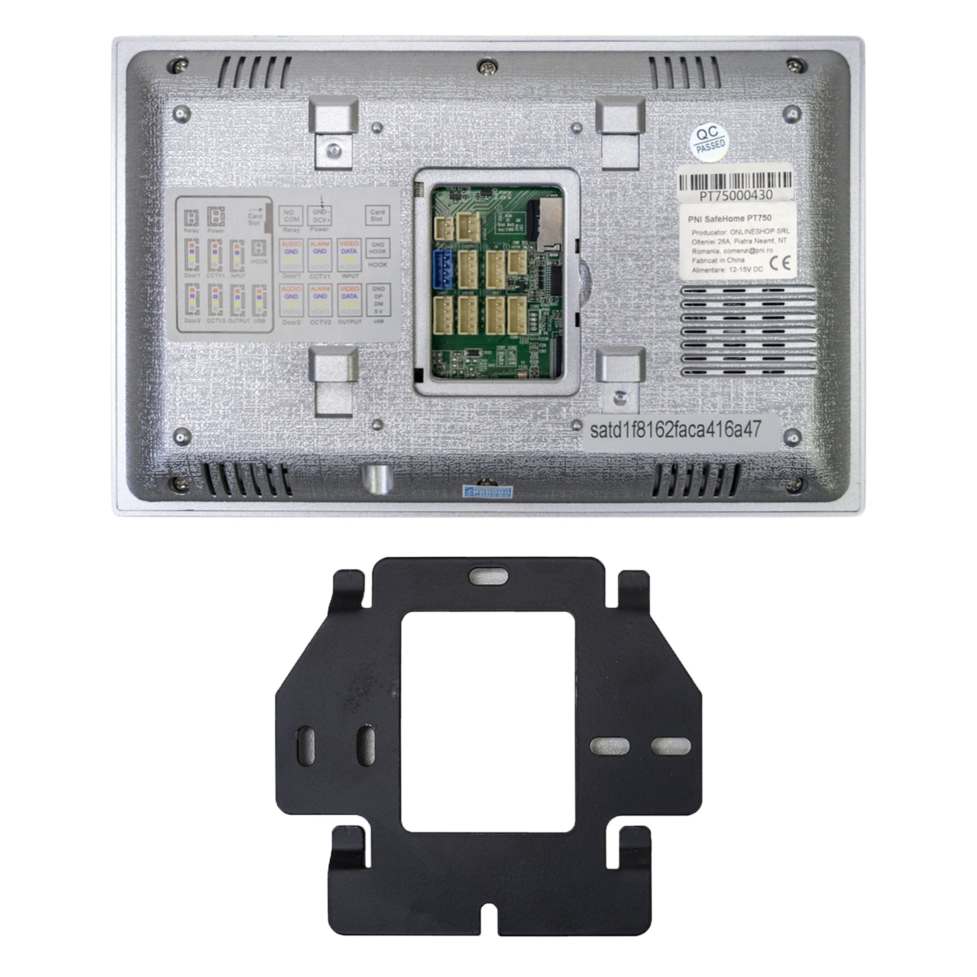 Monitor suplimentar PNI MS750 pentru Interfon video inteligent PNI SafeHome PT750