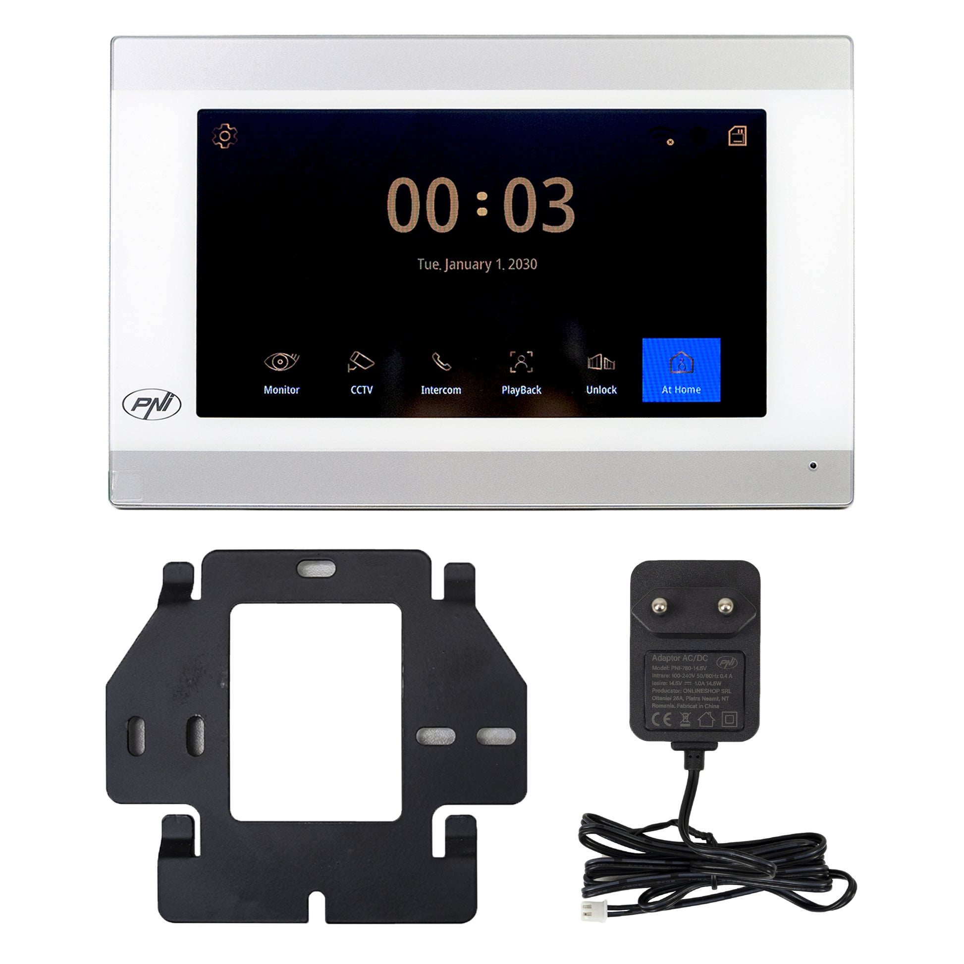 Monitor suplimentar PNI MS750 pentru Interfon video inteligent PNI SafeHome PT750