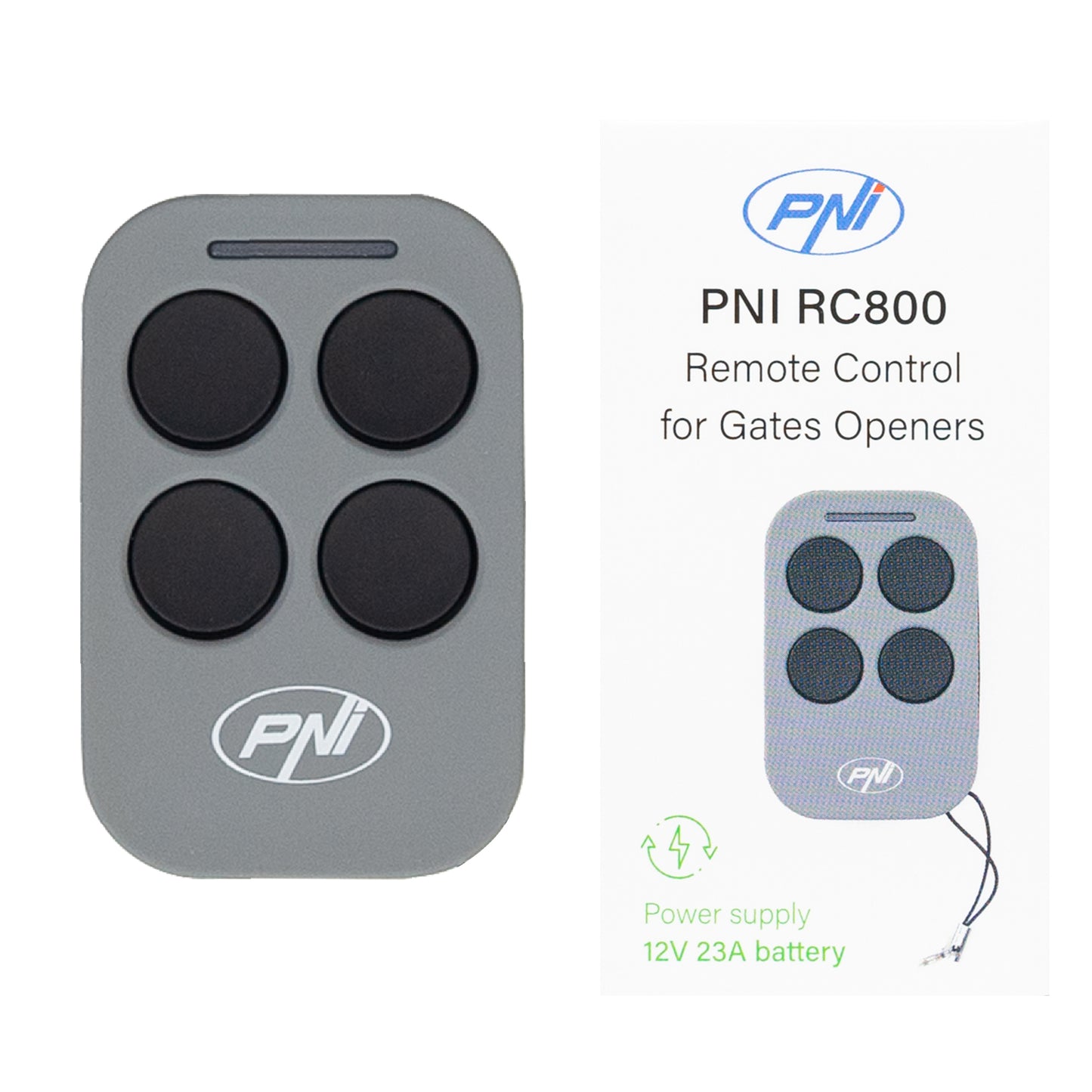 Telecomanda suplimentara PNI RC800 pentru kit automatizare porti autoportante PNI AP800C si porti batante PNI MAB300