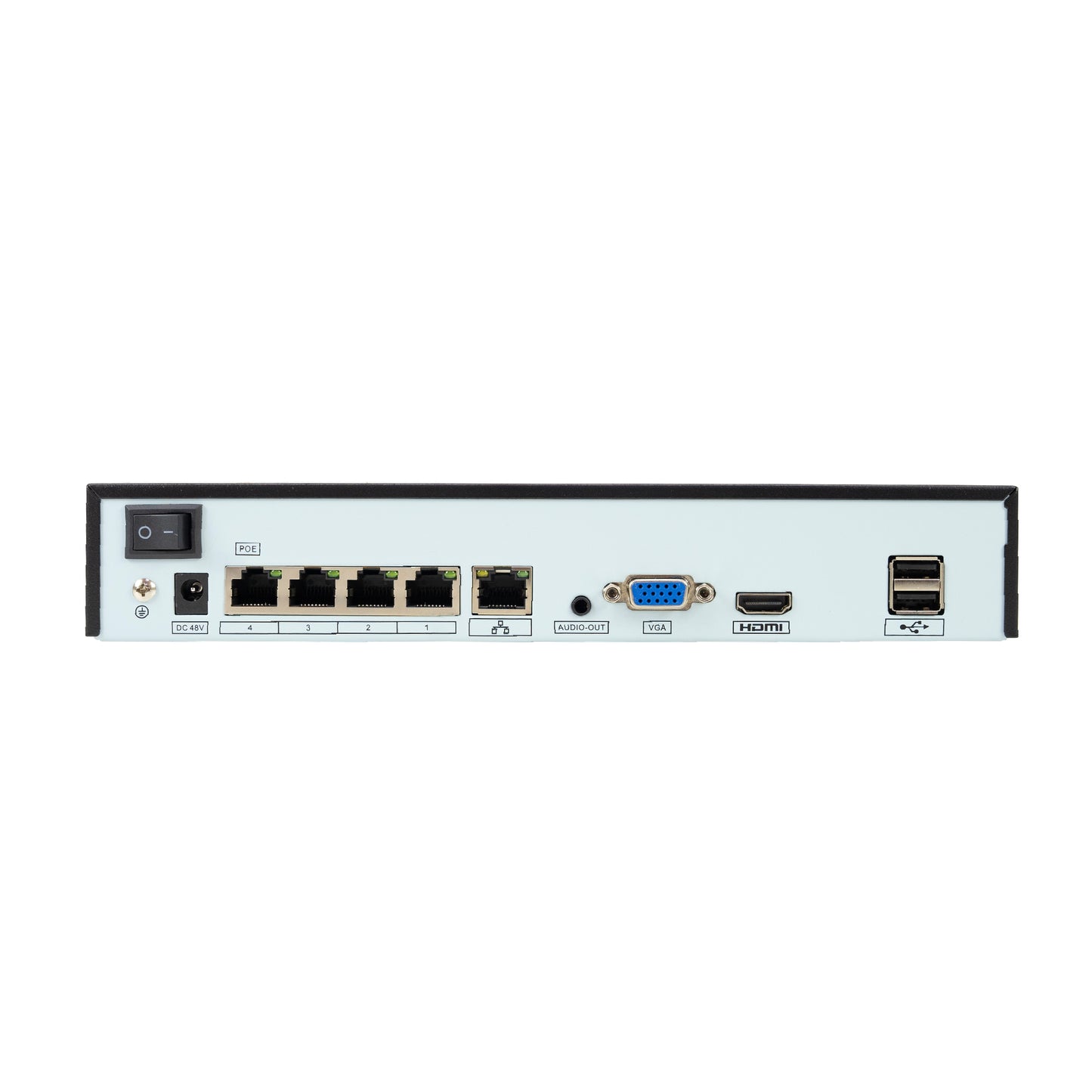 Pachet supraveghere video NVR POE PNI House IP710J, 4 camere PNI IP808J 8MP si 4 cabluri UTP CAT6 20 metri incluse