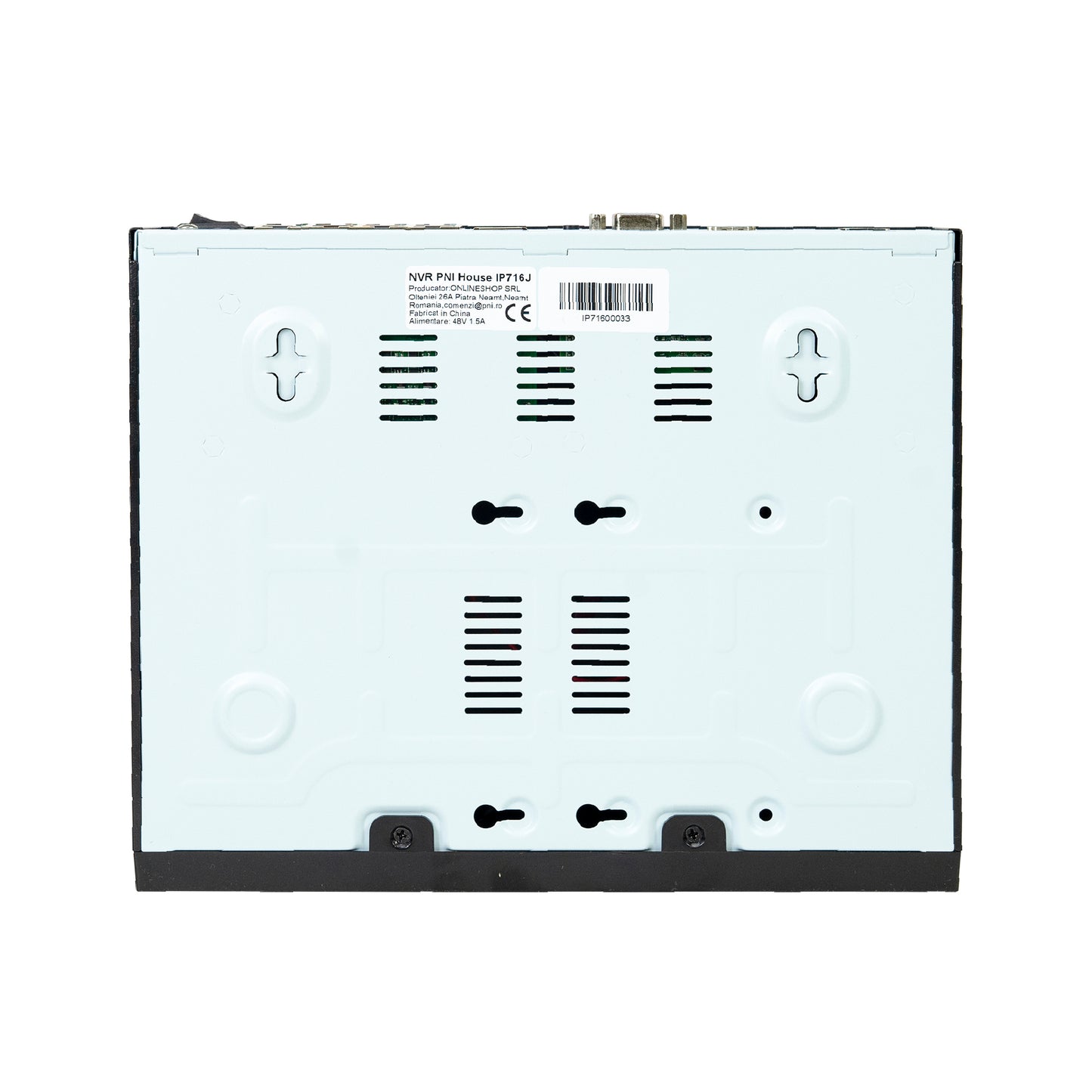 Pachet supraveghere video NVR POE PNI House IP716J, 8 camere PNI IP808J 8MP si 8 cabluri UTP CAT6 20 metri incluse