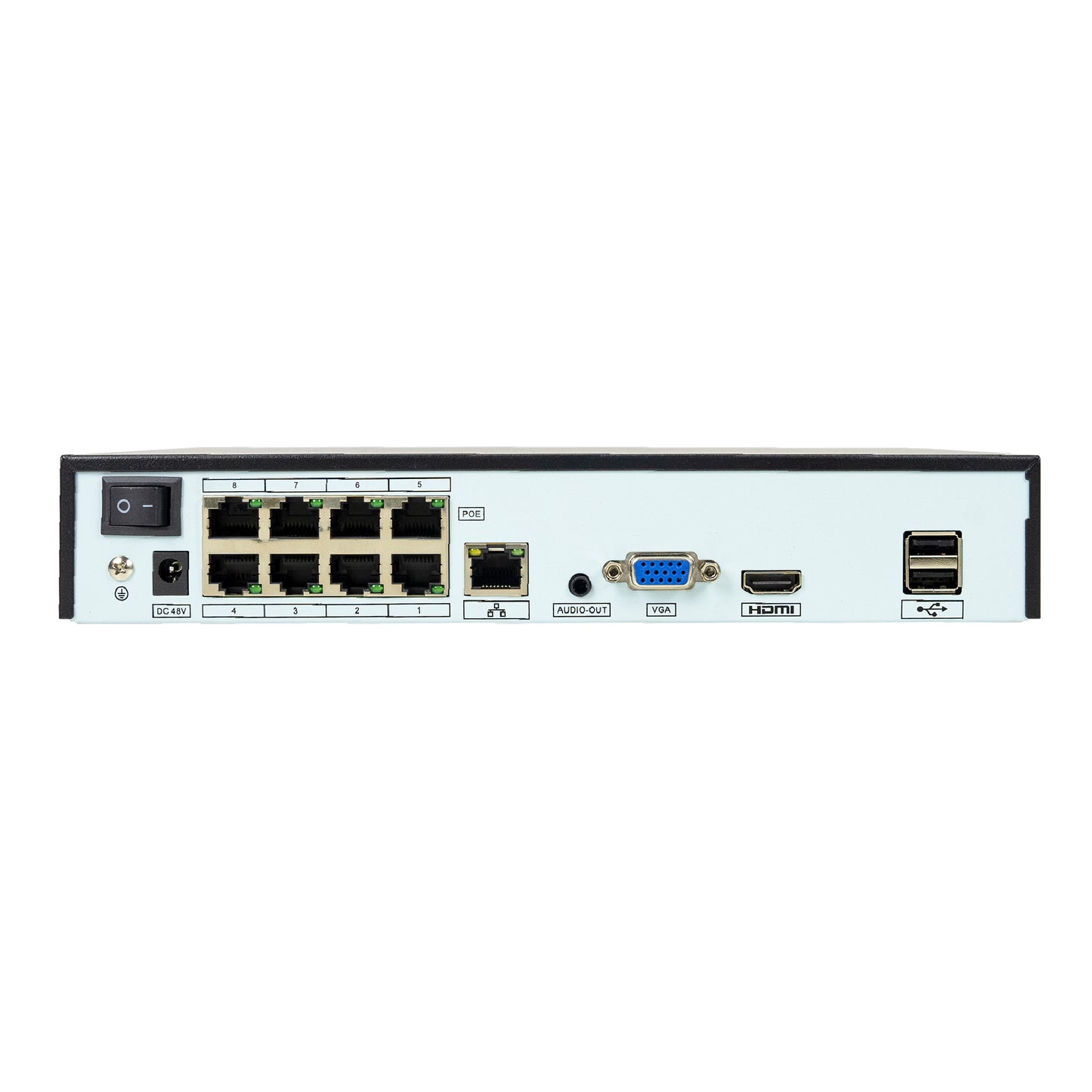 Pachet supraveghere video NVR POE PNI House IP716J, 8 camere PNI IP808J 8MP si 8 cabluri UTP CAT6 20 metri incluse