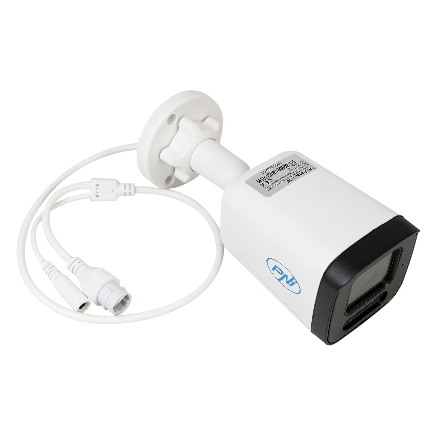 Pachet supraveghere video NVR POE PNI House IP716J, 16 camere PNI IP515J, bullet 5MP, switch POE si cabluri UTP CAT6 incluse
