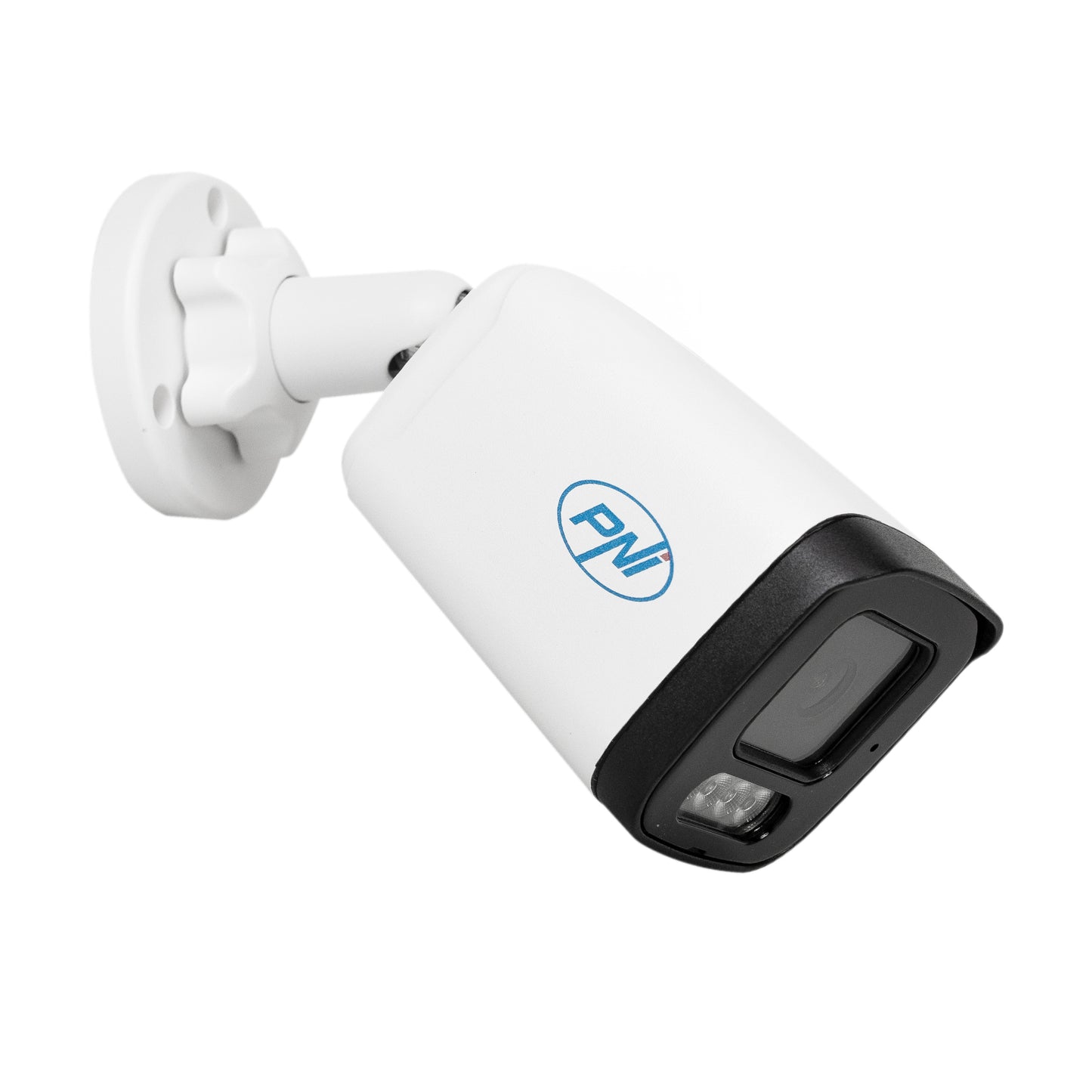 Pachet supraveghere video NVR POE PNI House IP716J, 8 camere PNI IP515J, bullet 5MP, 2.8mm si 8 cabluri UTP CAT6 20 metri incluse