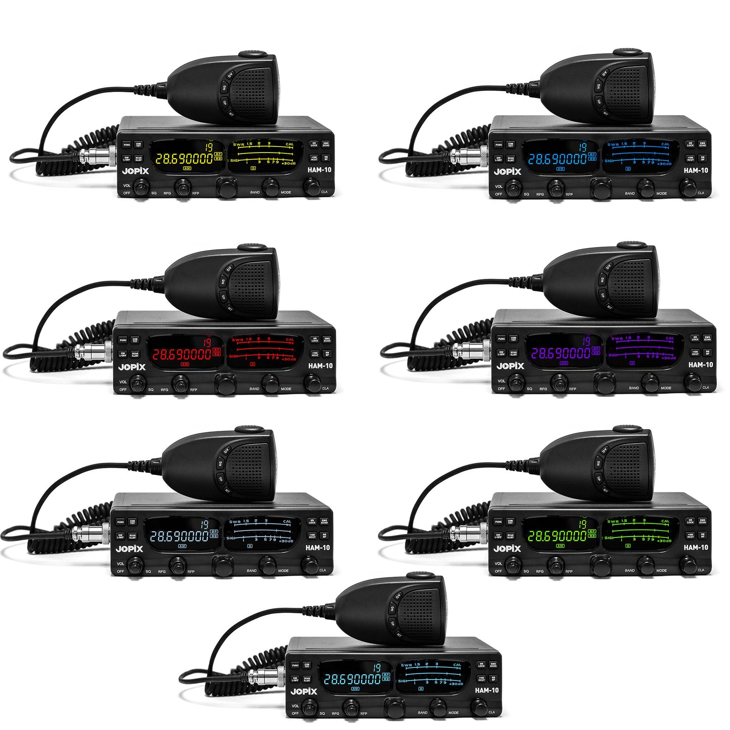 Statie radioamatori Jopix HAM-10, FM / AM / USB / LSB / CW 28-29.7 MHz, Roger Beep, 13.8V