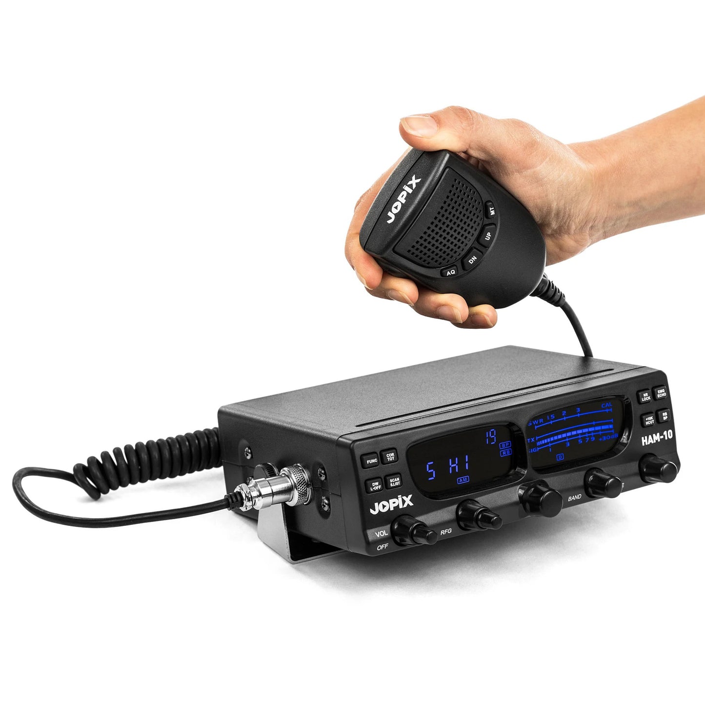 Statie radioamatori Jopix HAM-10, FM / AM / USB / LSB / CW 28-29.7 MHz, Roger Beep, 13.8V