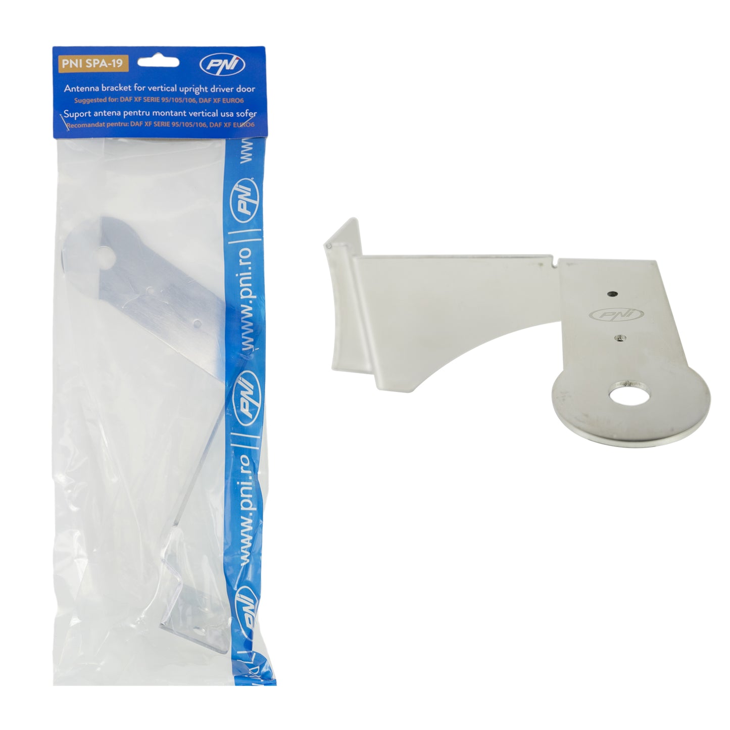 Suport antena PNI SPA-19 pentru montant vertical usa sofer, pentru DAF XF SERIE 95/105 DAF XF EURO 5