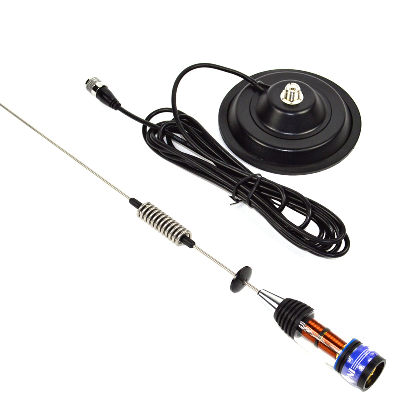 Kit Statie radio CB portabila PNI Escort HP 82, multi standard, 4W, 12V, AM-FM cu antena CB PNI ML70 cu magnet