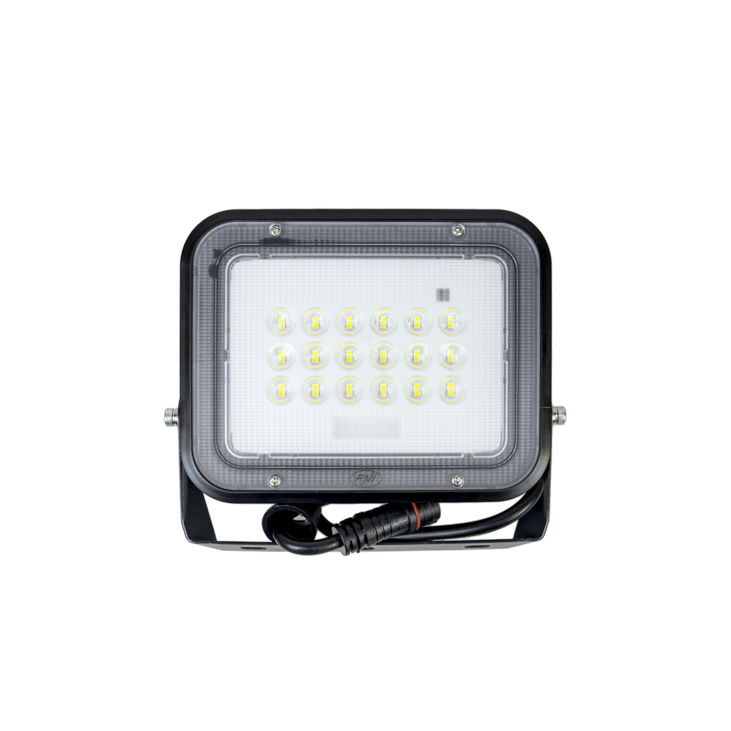 Reflector LED PNI GreenHouse WS50 50W cu panou solar, acumulator 6000mAh, telecomanda, timing si luminozitate reglabila, 6500 K, IP65