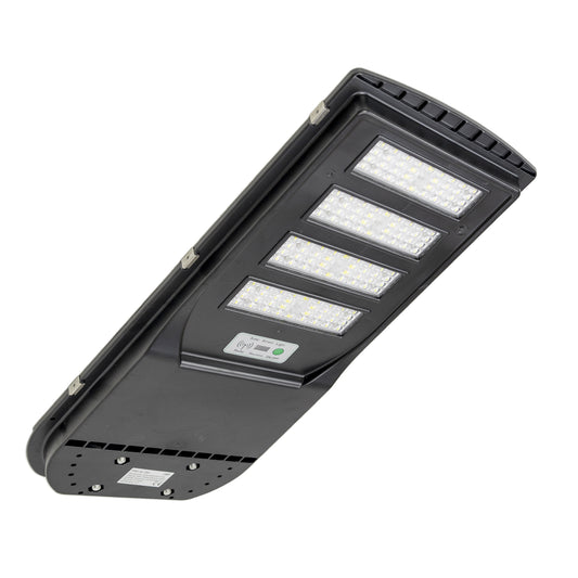 Lampa de iluminat stradal PNI SL130 20W, cu panou solar incorporat 20W, 6500K, 2900lm, 4 x acumulator 20Ah incorporat, senzor de miscare cu microunde