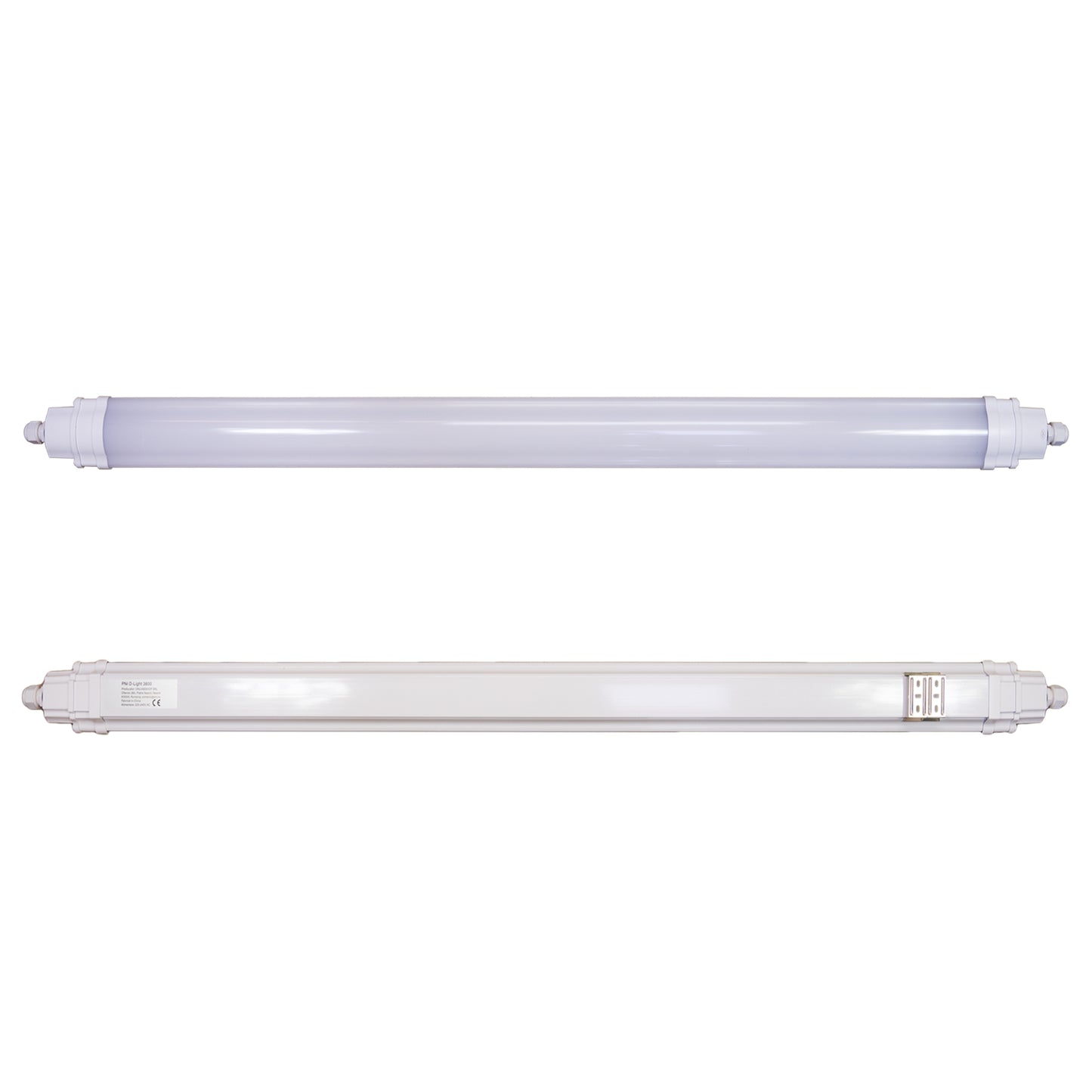 Corp de iluminat liniar cu LED PNI D-Light 3600, 36W, 6500k, etans IP65, cu protectie la apa, praf si coroziune, pentru iluminat industrial, tuneluri, pasaje, metrou