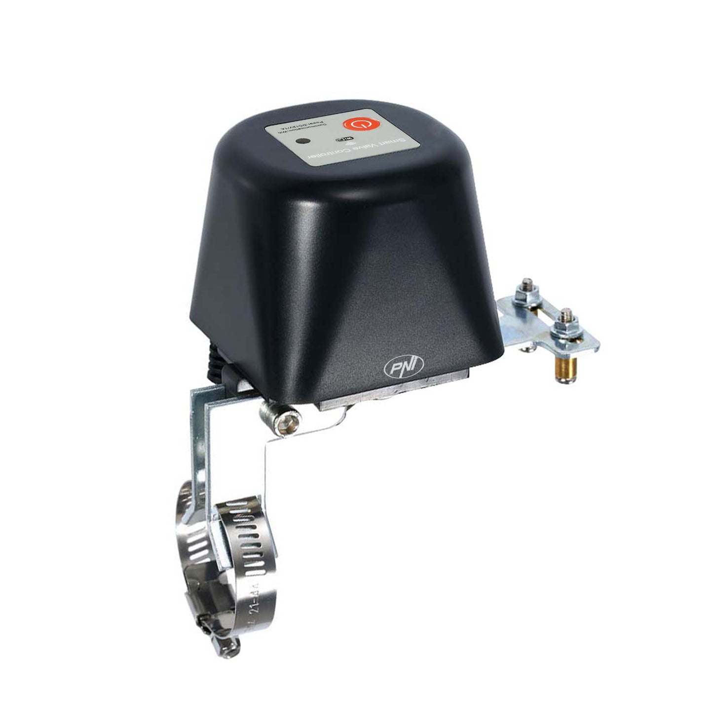 Valva inteligenta PNI Safe House HS541 cu Wi-Fi, pentru oprire alimentare conducta apa/gaz prin internet, compatibil cu aplicatia Tuya, alimentare 12V