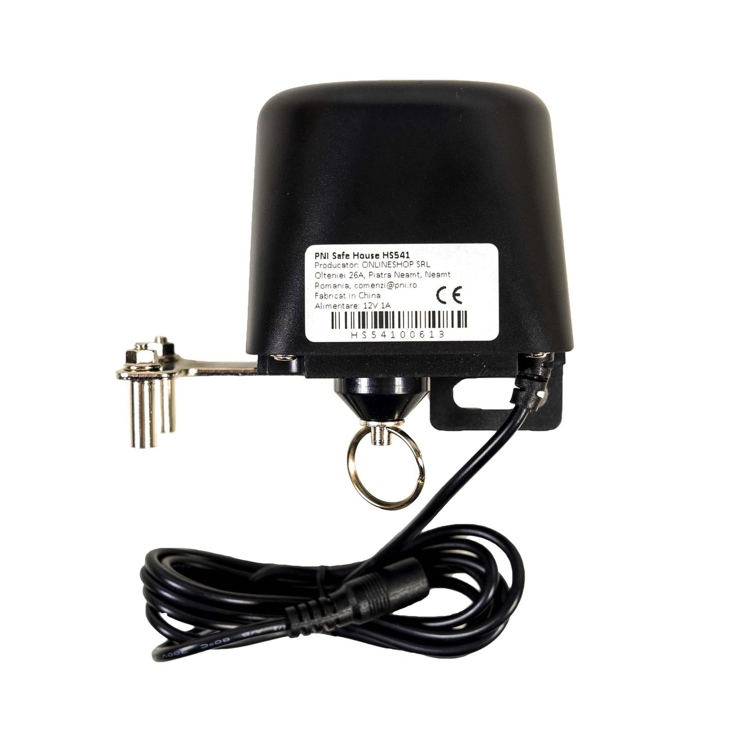 Valva inteligenta PNI Safe House HS541 cu Wi-Fi, pentru oprire alimentare conducta apa/gaz prin internet, compatibil cu aplicatia Tuya, alimentare 12V