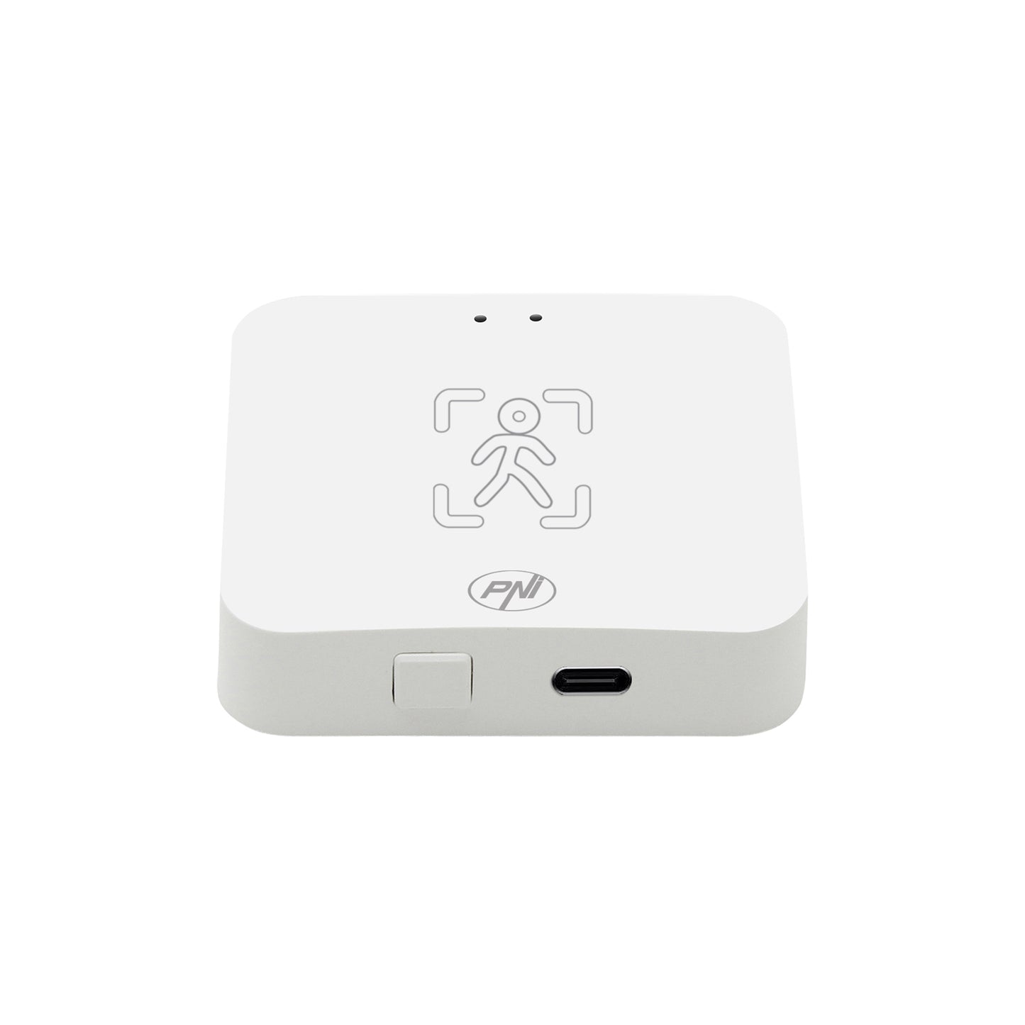Senzor de prezenta PNI SafeHouse HS402 Wi-Fi, cu unde radar milimetrice, raza de 10 m, detecteaza miscarea si prezenta statica, masoara distanta si luminozitatea, compatibil cu aplicatia Tuya, alimentare 5V USB-C