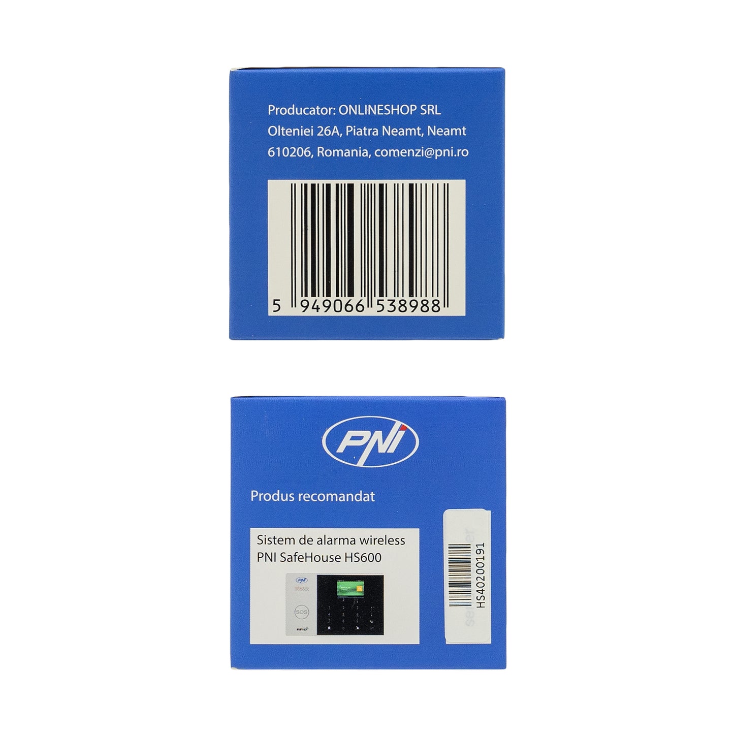 Senzor de prezenta PNI SafeHouse HS402 Wi-Fi, cu unde radar milimetrice, raza de 10 m, detecteaza miscarea si prezenta statica, masoara distanta si luminozitatea, compatibil cu aplicatia Tuya, alimentare 5V USB-C