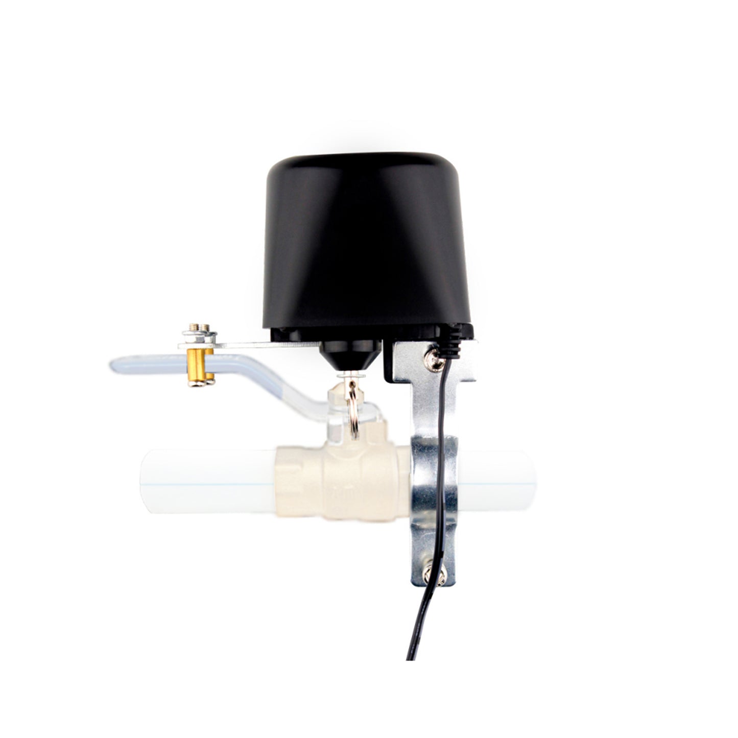 Kit anti-inundatie valva inteligenta PNI Safe House HS540 pentru alimentare conducta apa/gaz si senzor apa PNI SafeHouse HS530, compatibil cu aplicatia Tuya