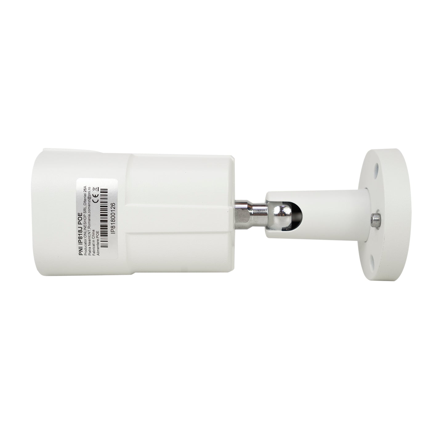 Pachet supraveghere video NVR POE PNI House IP710J, 4 camere PNI IP818J 8MP si 4 cabluri UTP CAT6 20 metri incluse