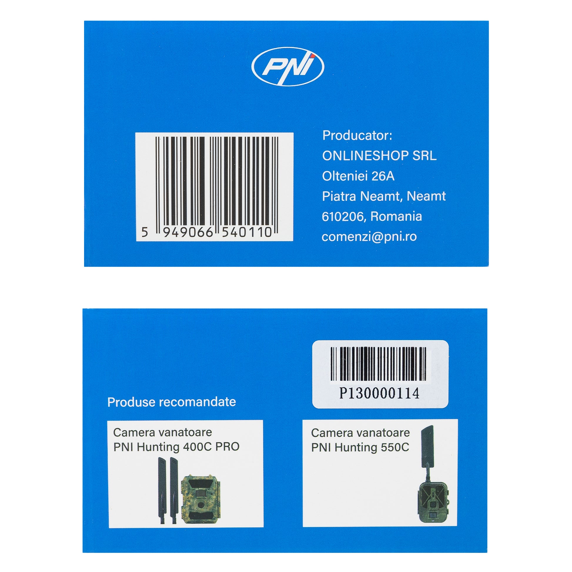 Incarcator solar PNI GreenHouse P13 iesire 6V si 12V, 3W, acumulator Li-Ion 5200 mAh, IP66 pentru camere de vanatoare