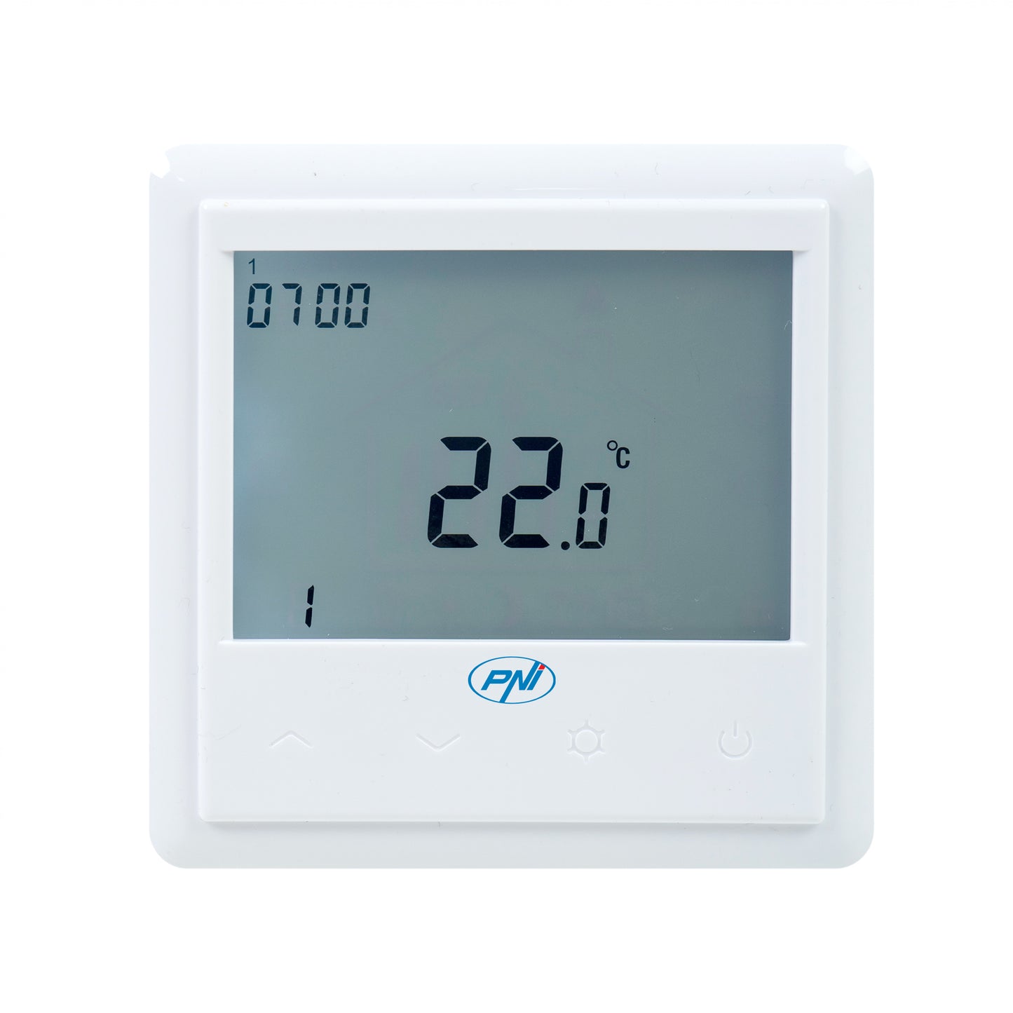 Termostat inteligent incastrabil PNI CT25PW WiFi, control prin internet, incalzire cu apa in pardoseala, actuatoare, pompe, centrala, aplicatie mobil Tuya Smart, integrare in scenarii smart cu alte produse compatibile Tuya, Alexa, Google Home
