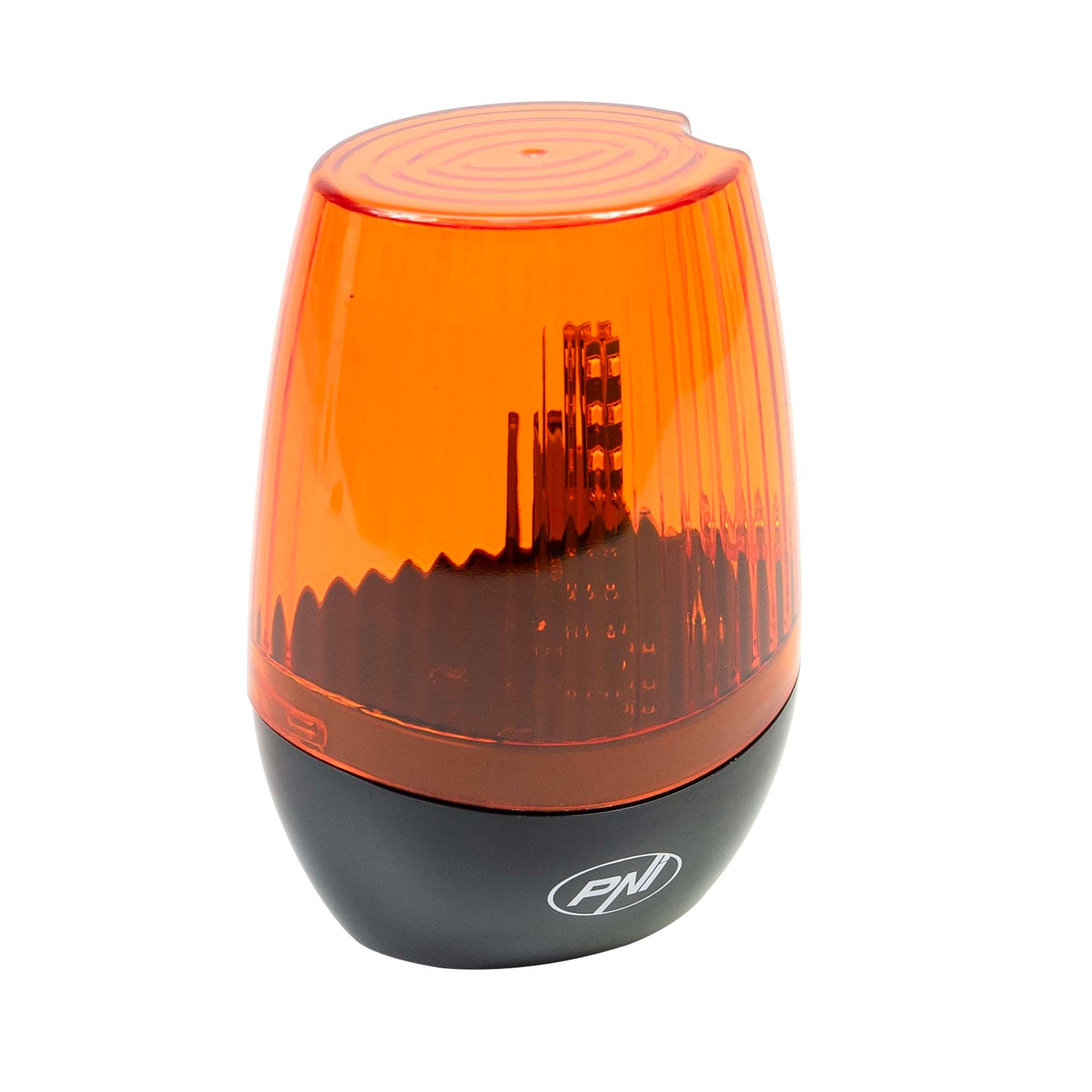 Lampa LED de semnalizare deschidere poarta PNI LMP130 12-265V, intermitenta, pentru porti autoportante, IP54