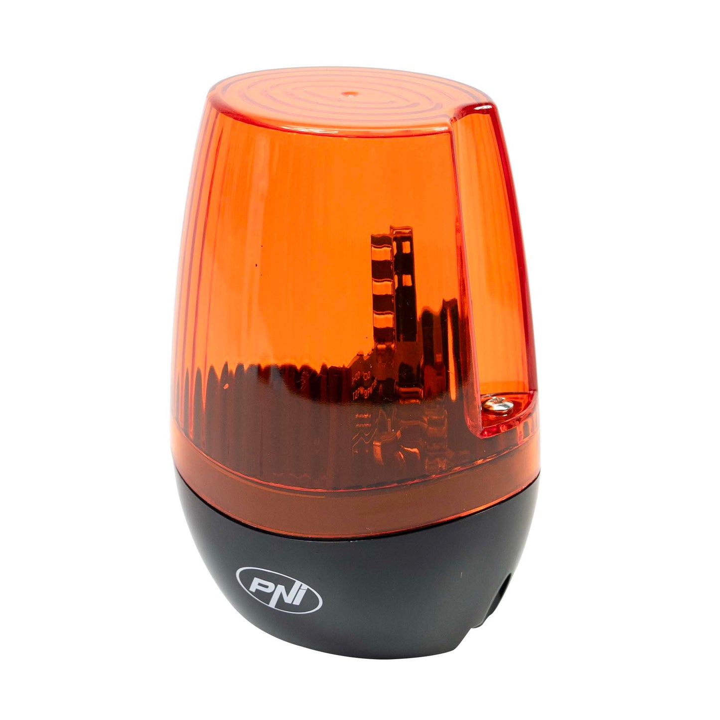 Lampa LED de semnalizare deschidere poarta PNI LMP130 12-265V, intermitenta, pentru porti autoportante, IP54
