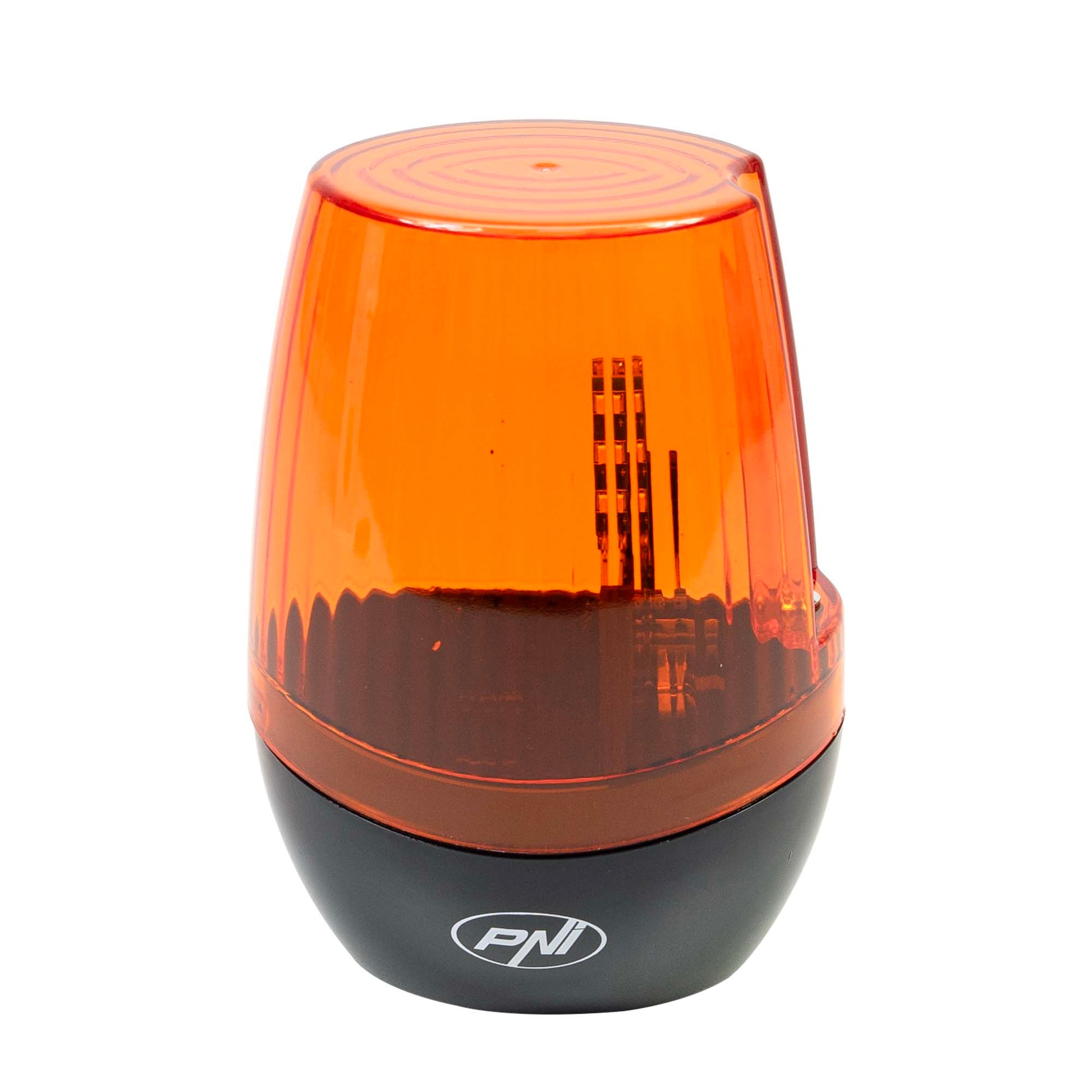 Lampa LED de semnalizare deschidere poarta PNI LMP130 12-265V, intermitenta, pentru porti autoportante, IP54