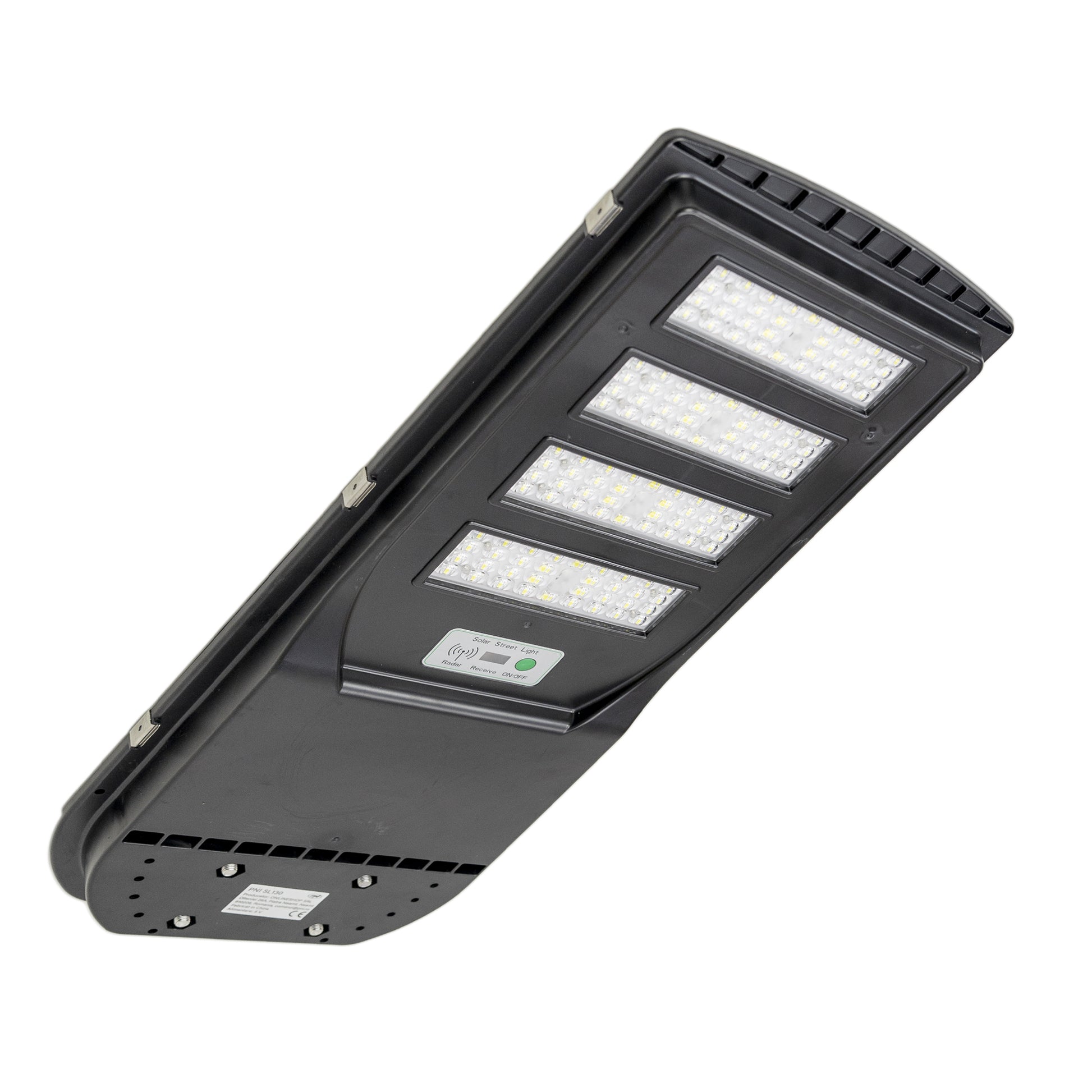 Lampa de iluminat stradal PNI SL130S 300W cu panou solar incorporat