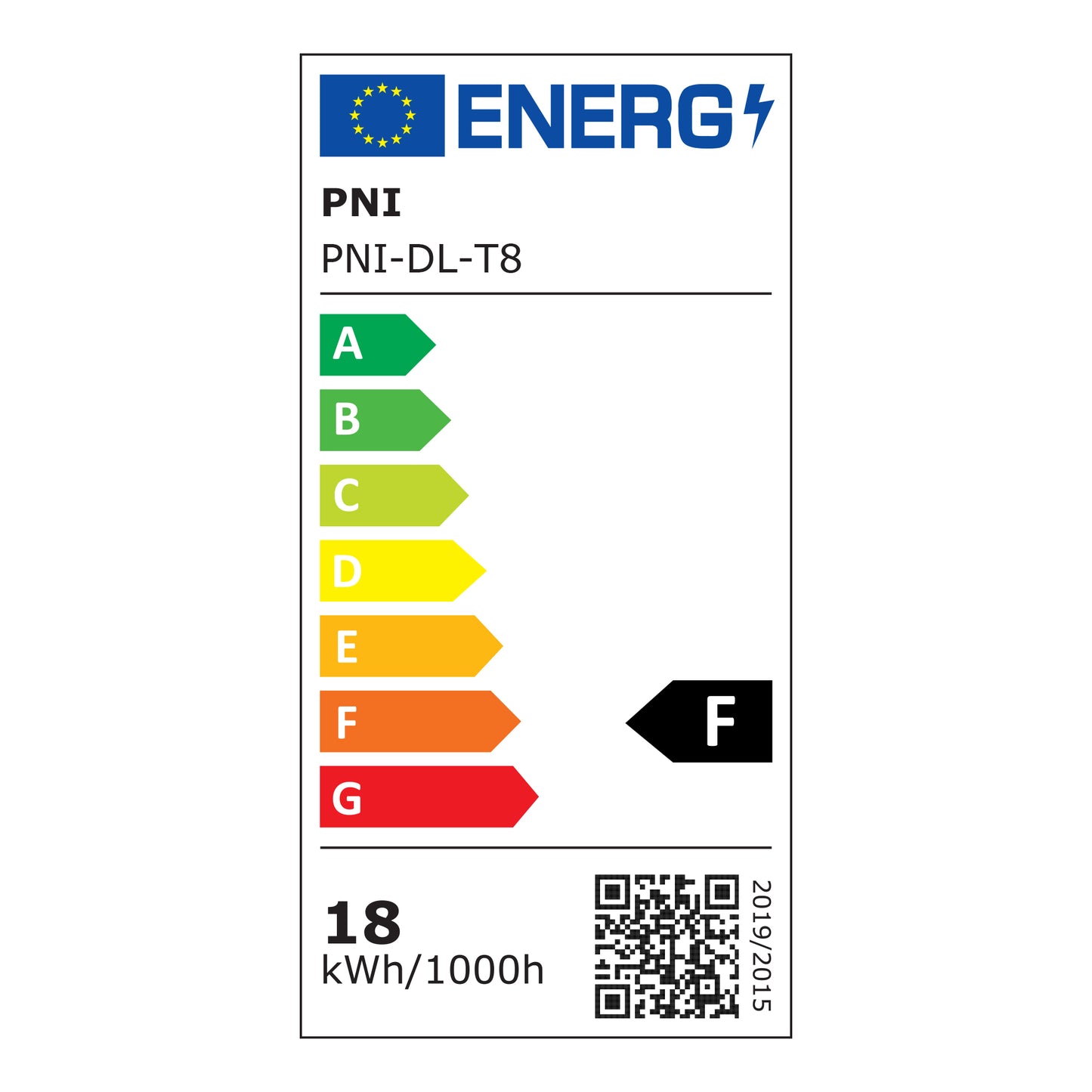 Tub LED PNI D-Light T8 18W din sticla lungime 120cm 1850lm, 6400K, alb rece, IP65