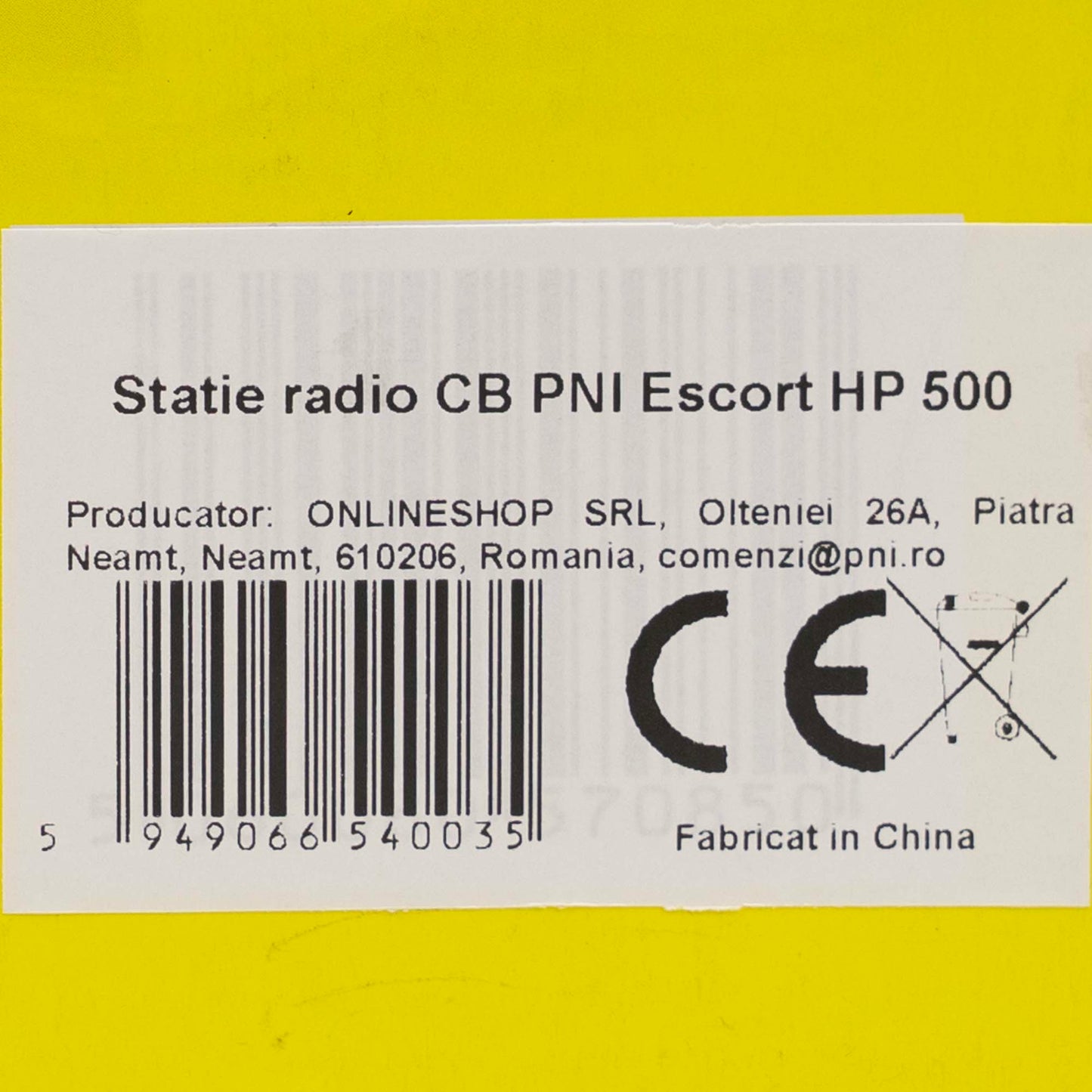 Statie radio CB Moonraker FA5000 40CH, AM/FM, 4W, 12-24V
