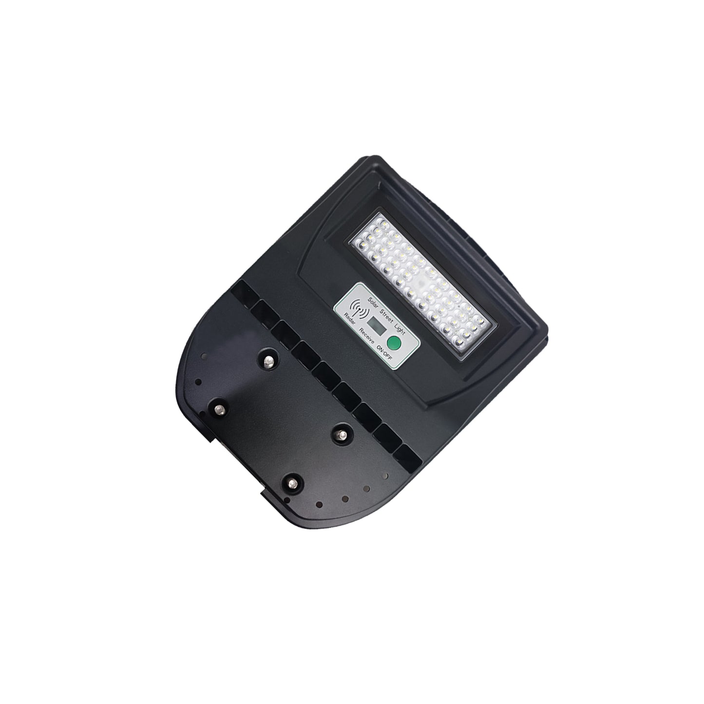 Lampa de iluminat stradal PNI SL105S 50W cu panou solar incorporat si telecomanda