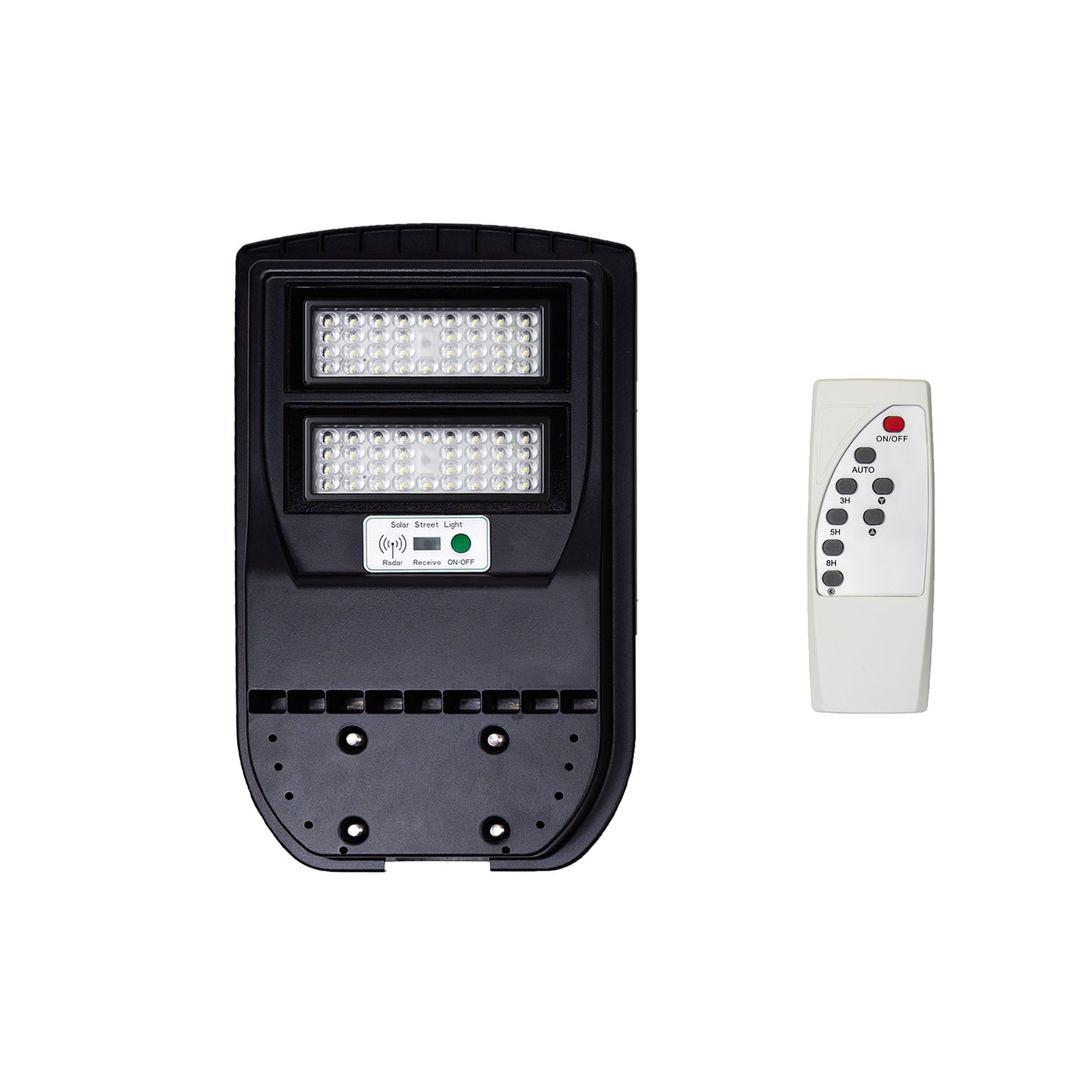 Lampa de iluminat stradal PNI SL110S 100W cu panou solar incorporat