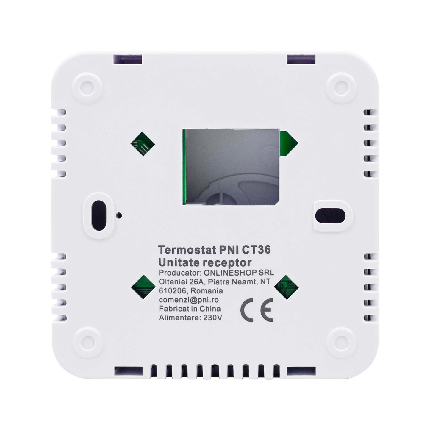 Termostat inteligent PNI CT36 fara fir, cu WiFi, control prin Internet, pentru centrale termice, APP TuyaSmart
