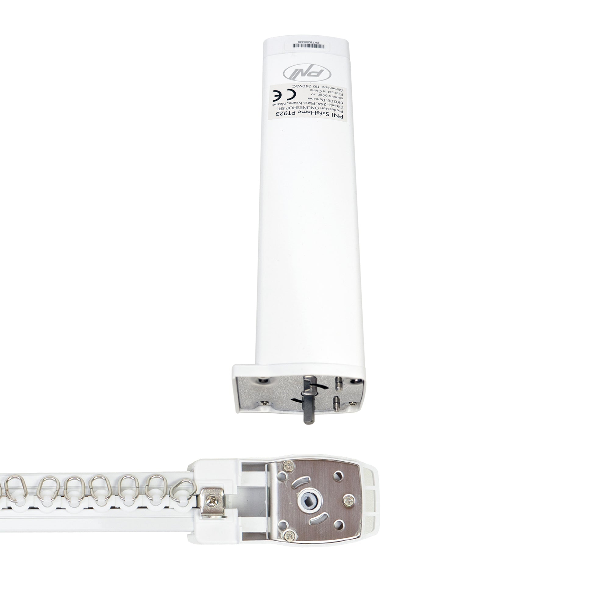 Motor inteligent pentru draperii, perdele PNI SafeHome PT923 WiFi, cu telecomanda inclusa, controlata cu aplicatia Tuya Smart