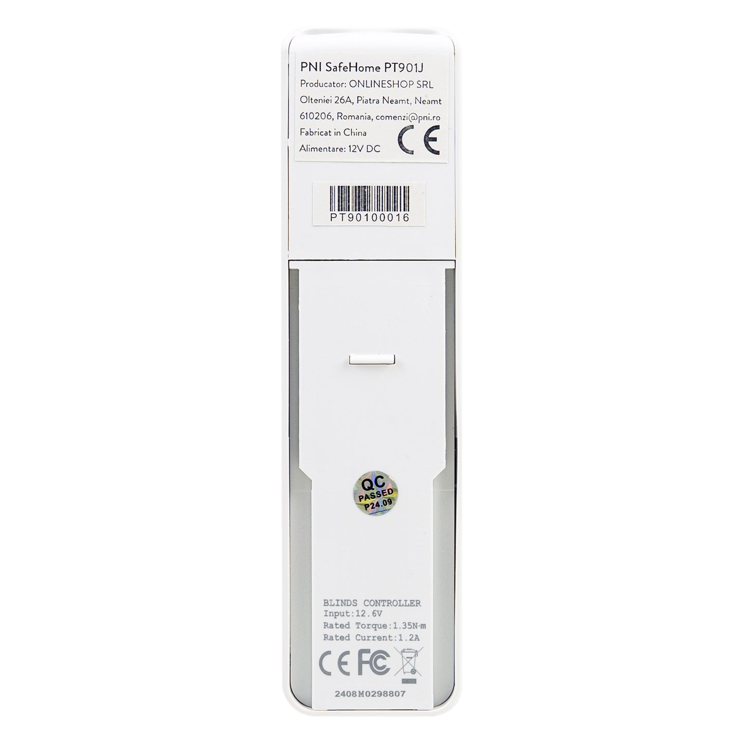 Motor inteligent pentru jaluzele cu lant PNI SafeHome PT901JL WiFi cu telecomanda inclusa, aplicatie de mobil Tuya Smart compatibila cu Alexa si Google Assistant