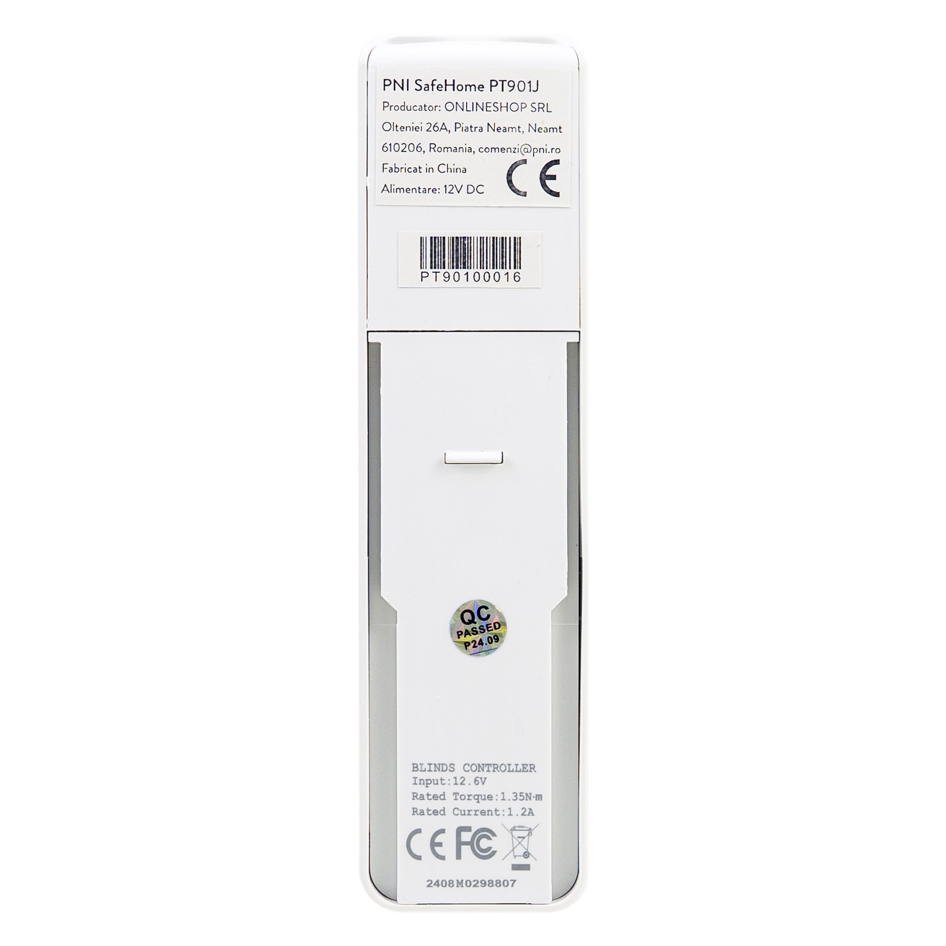 Motor inteligent pentru jaluzele cu lant PNI SafeHome PT901JL WiFi cu telecomanda inclusa, aplicatie de mobil Tuya Smart compatibila cu Alexa si Google Assistant
