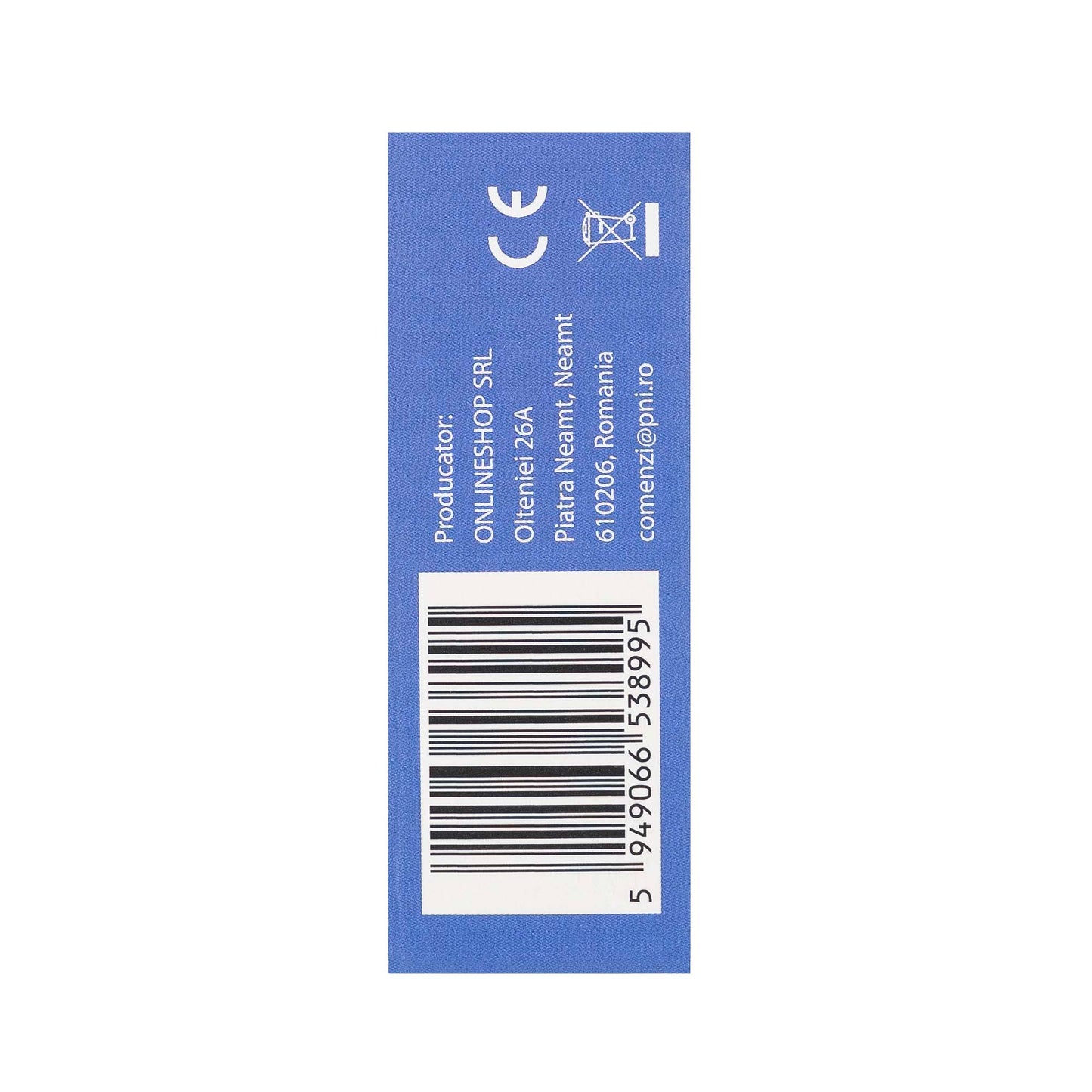 Senzor de vibratie PNI SafeHouse HS501 cu Wi-Fi, compatibil aplicatia Tuya, alimentare 3V