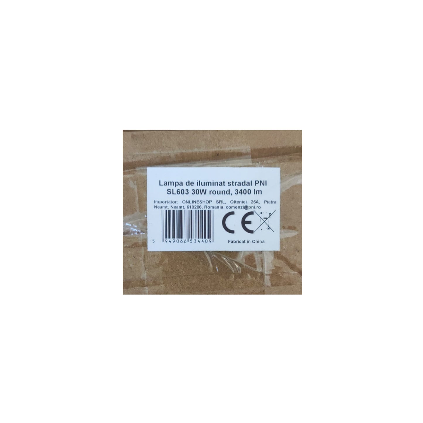 Lampa de iluminat stradal PNI SL603 30W round, 3400 lm