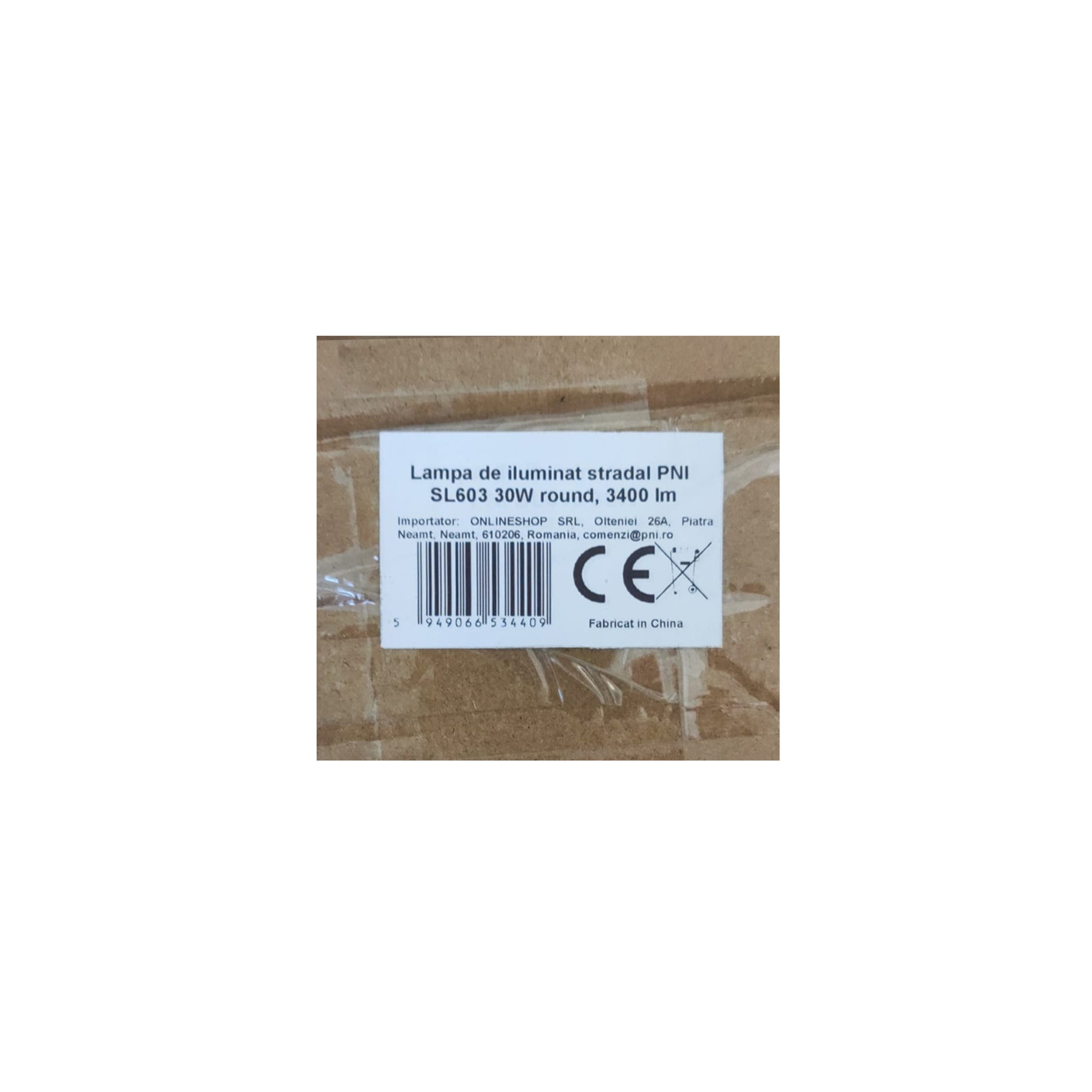 Lampa de iluminat stradal PNI SL603 30W round, 3400 lm