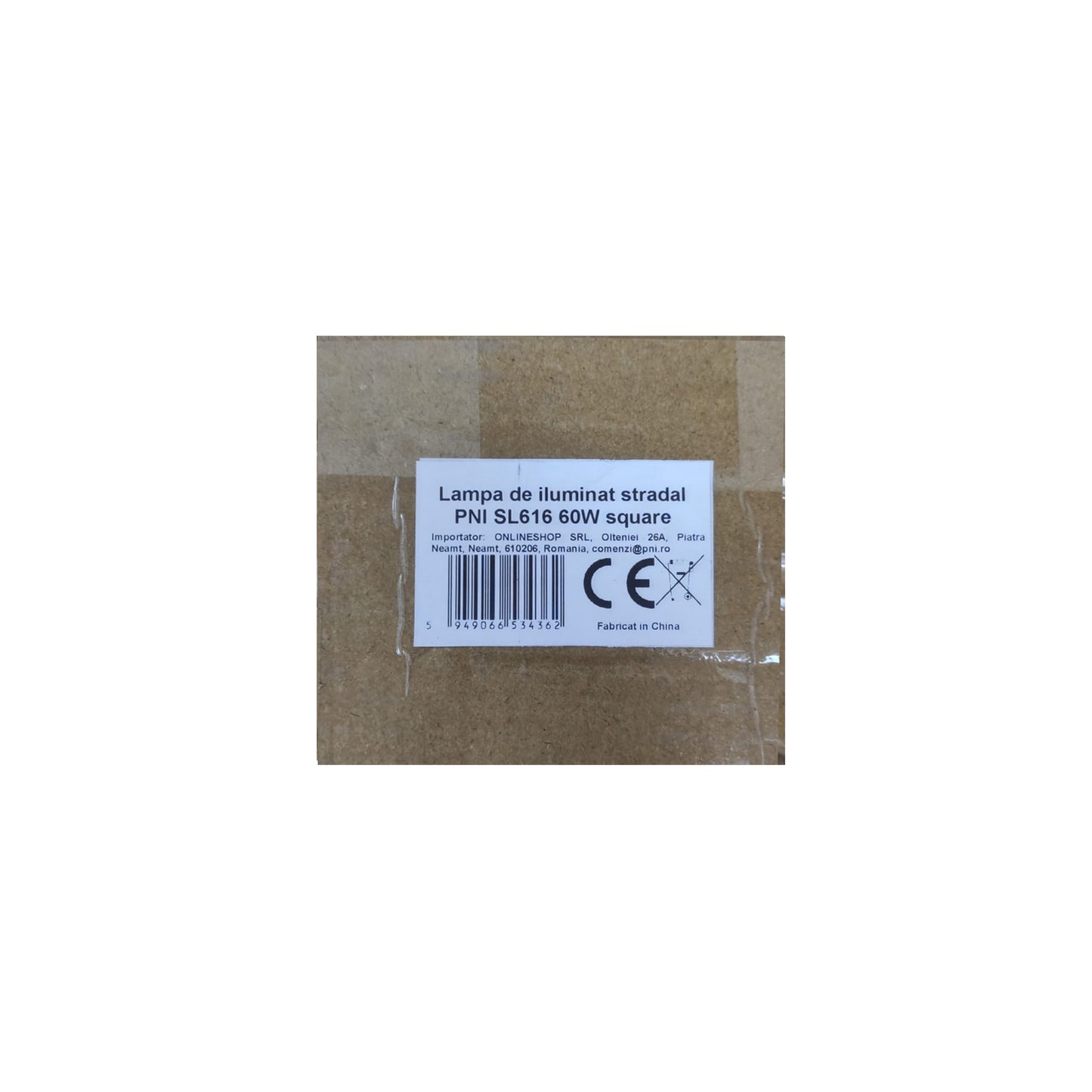 Lampa de iluminat stradal PNI SL616 60W square , 6000 lm
