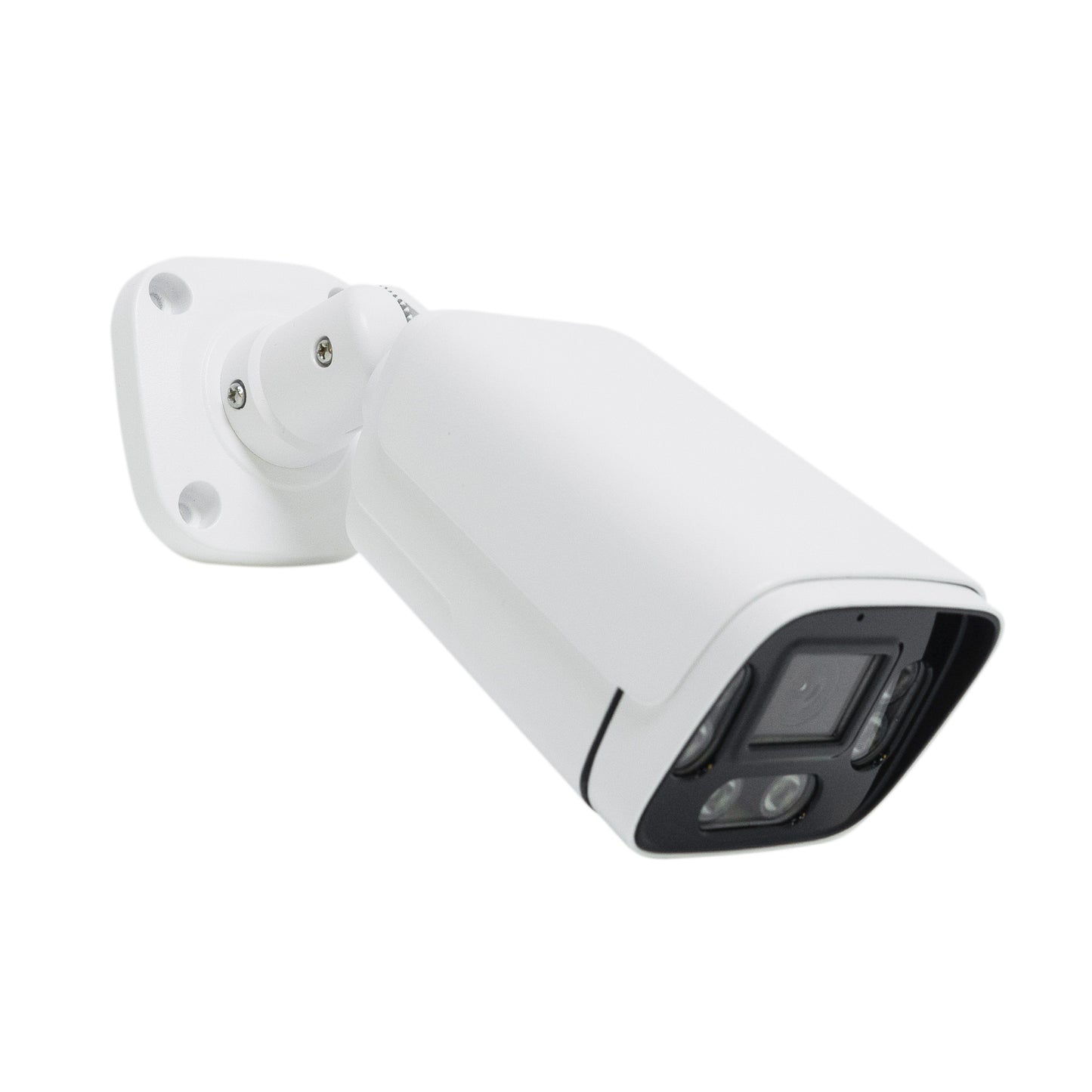Camera supraveghere video PNI IP7728 8MP, 4mm, 6 LED-uri, D-WDR, ONVIF, 12V, pentru exterior, alb