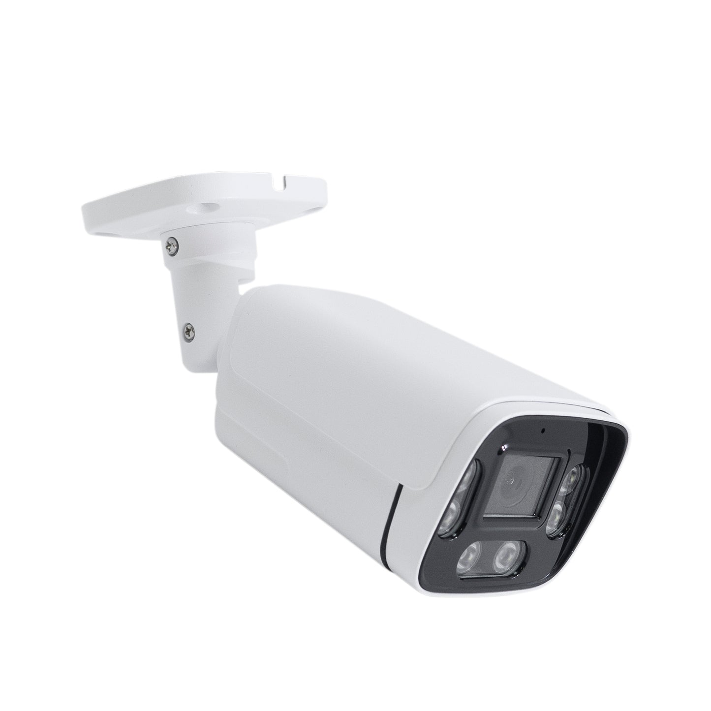 Camera supraveghere video PNI IP7728 8MP, 4mm, 6 LED-uri, D-WDR, ONVIF, 12V, pentru exterior, alb