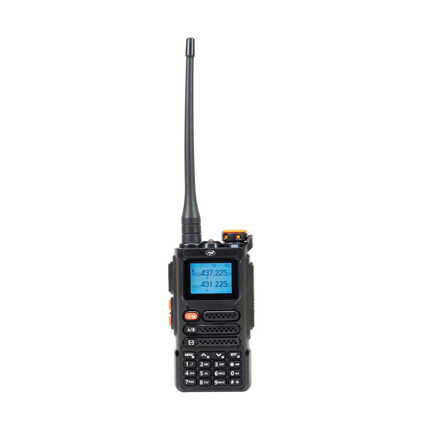 Statie radio portabila VHF/UHF PNI P16UV 999 canale, dual band TX si 6 benzi RX, transmisie VOX, Scan, Radio FM, canale meteo, Li-Ion 2600 mAh